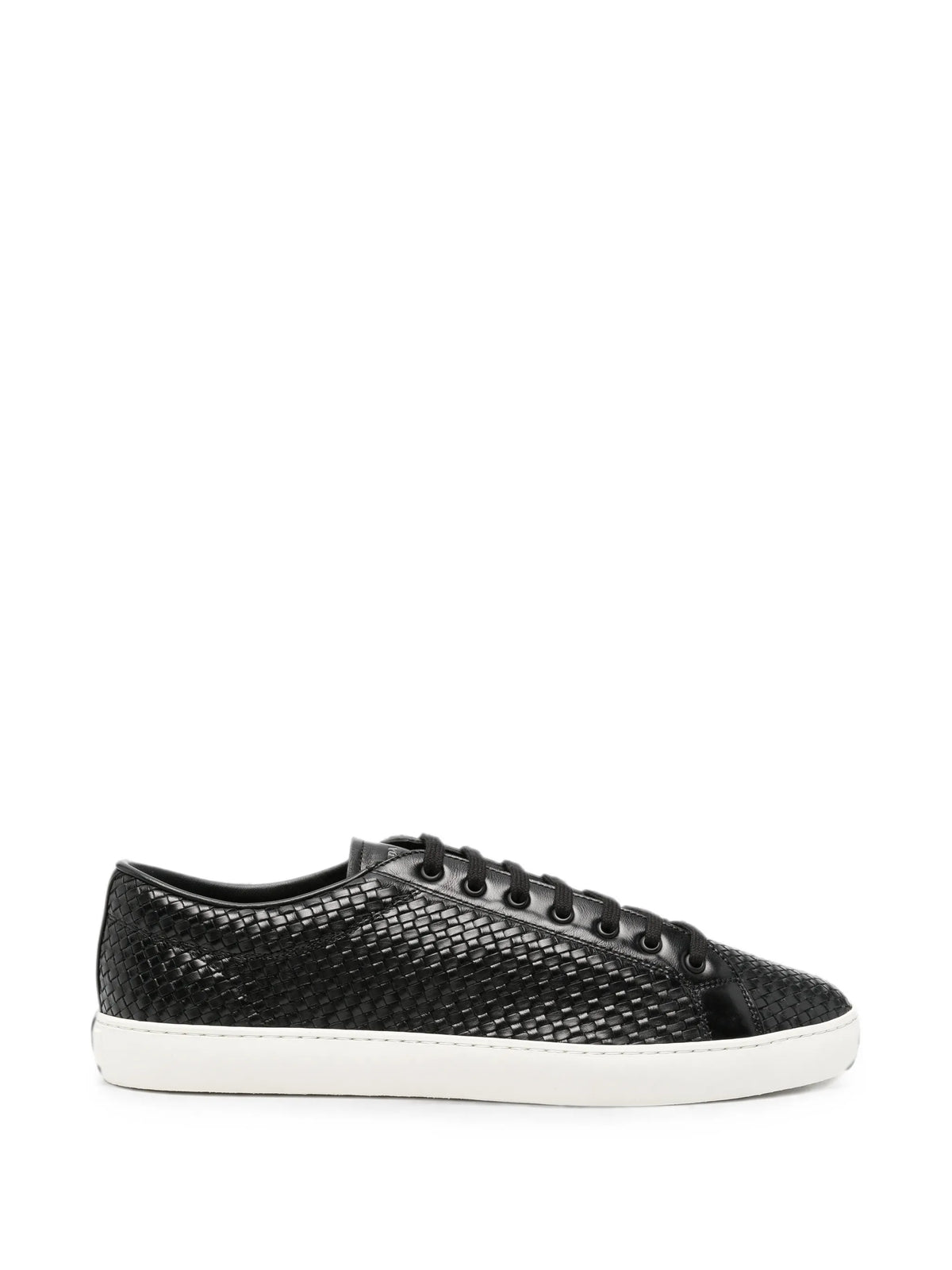 Intreccio woven lace-up sneakers