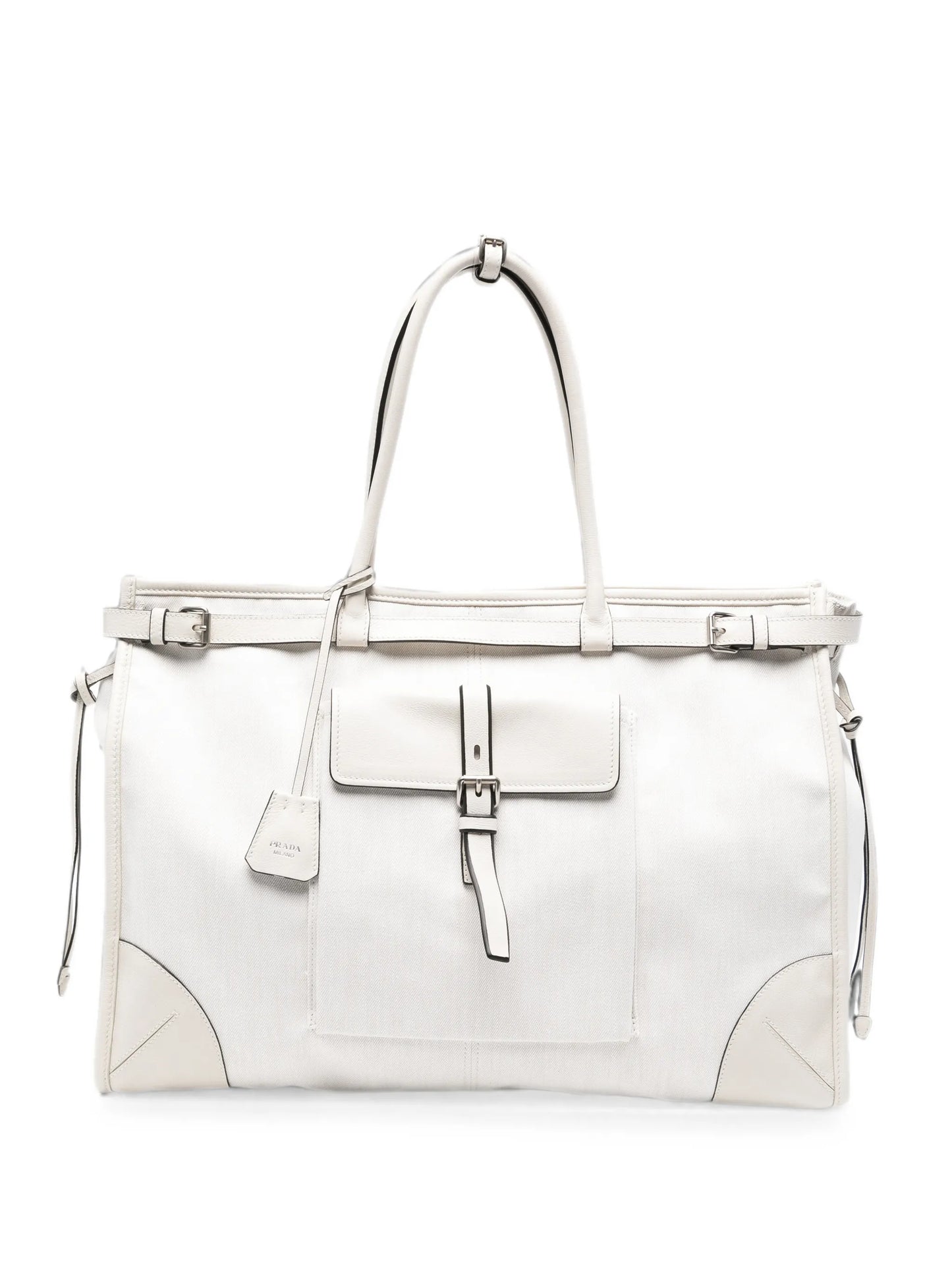 buckle-detail tote bag