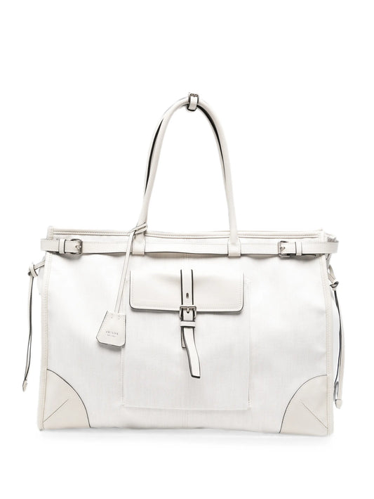 buckle-detail tote bag