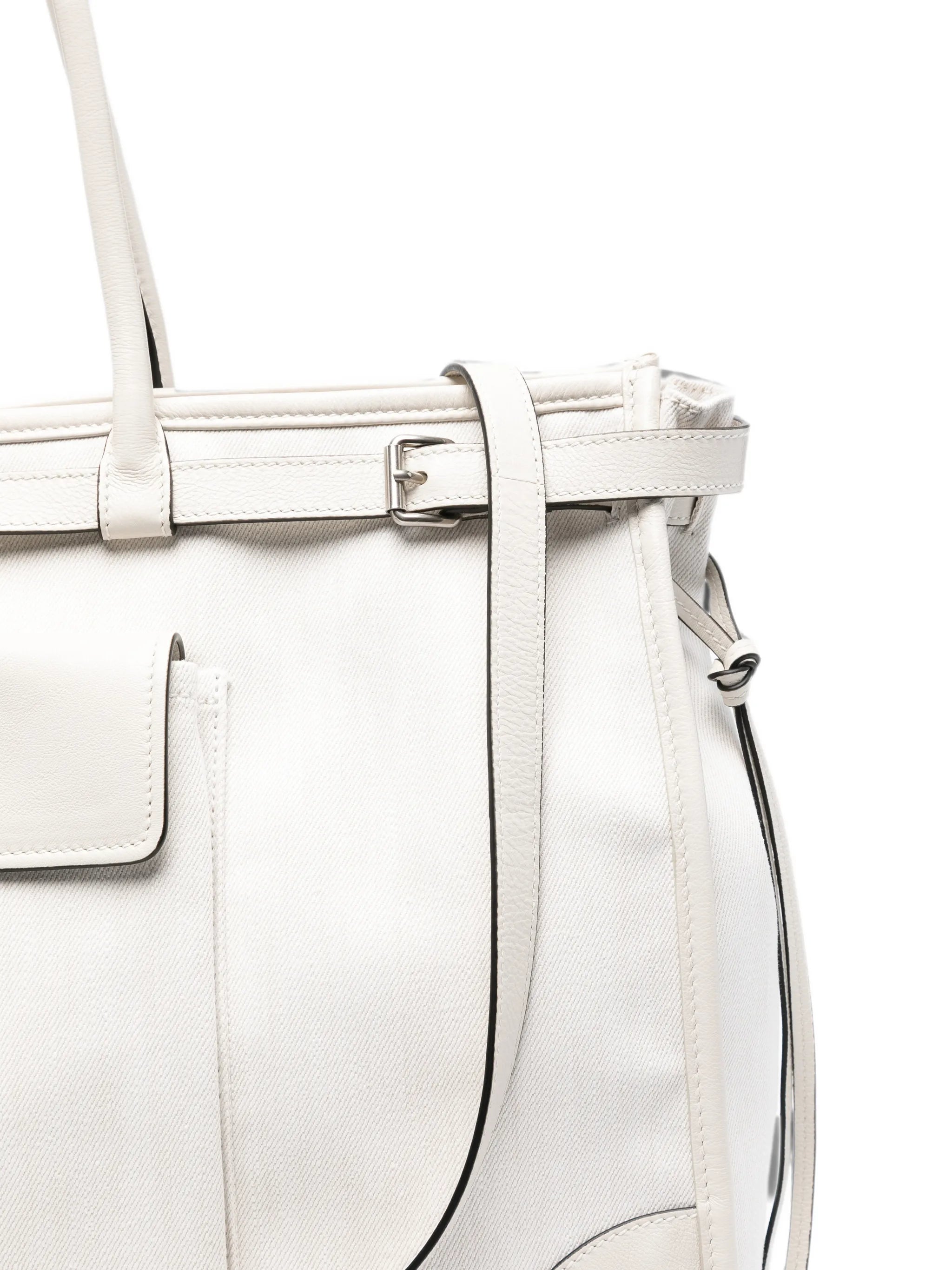 buckle-detail tote bag