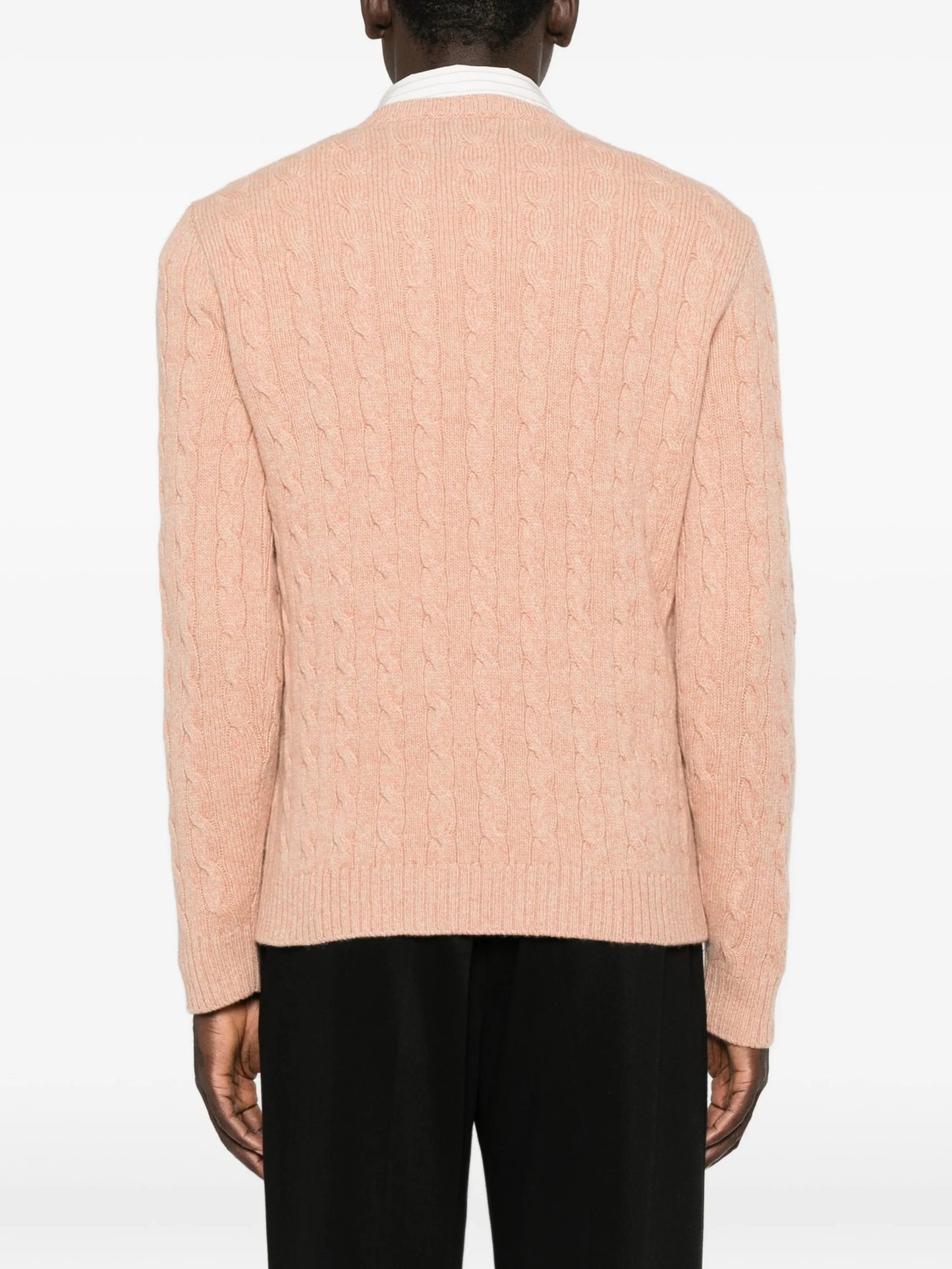 VLogo Signature cable-knit