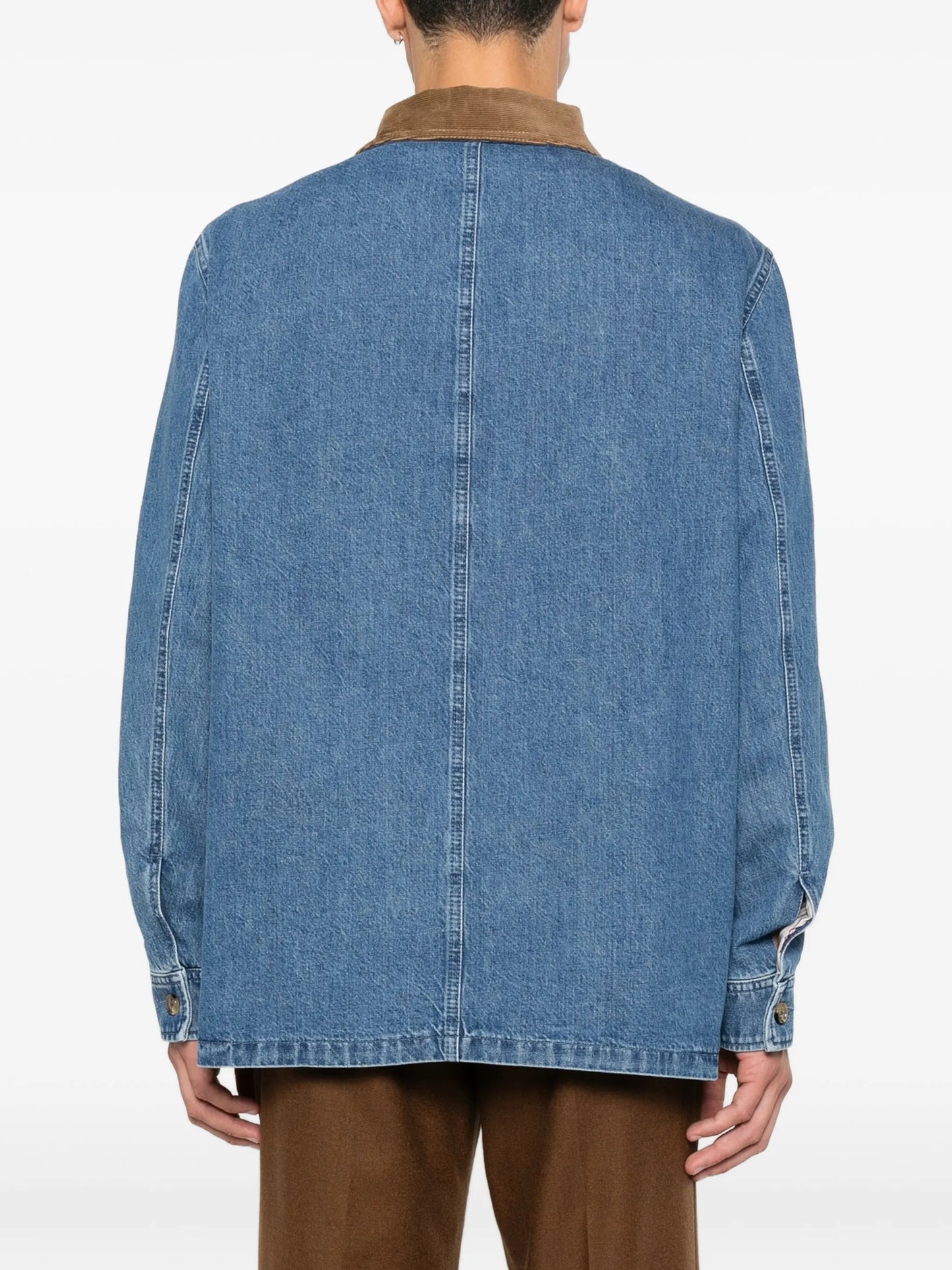 logo-patch denim jacket