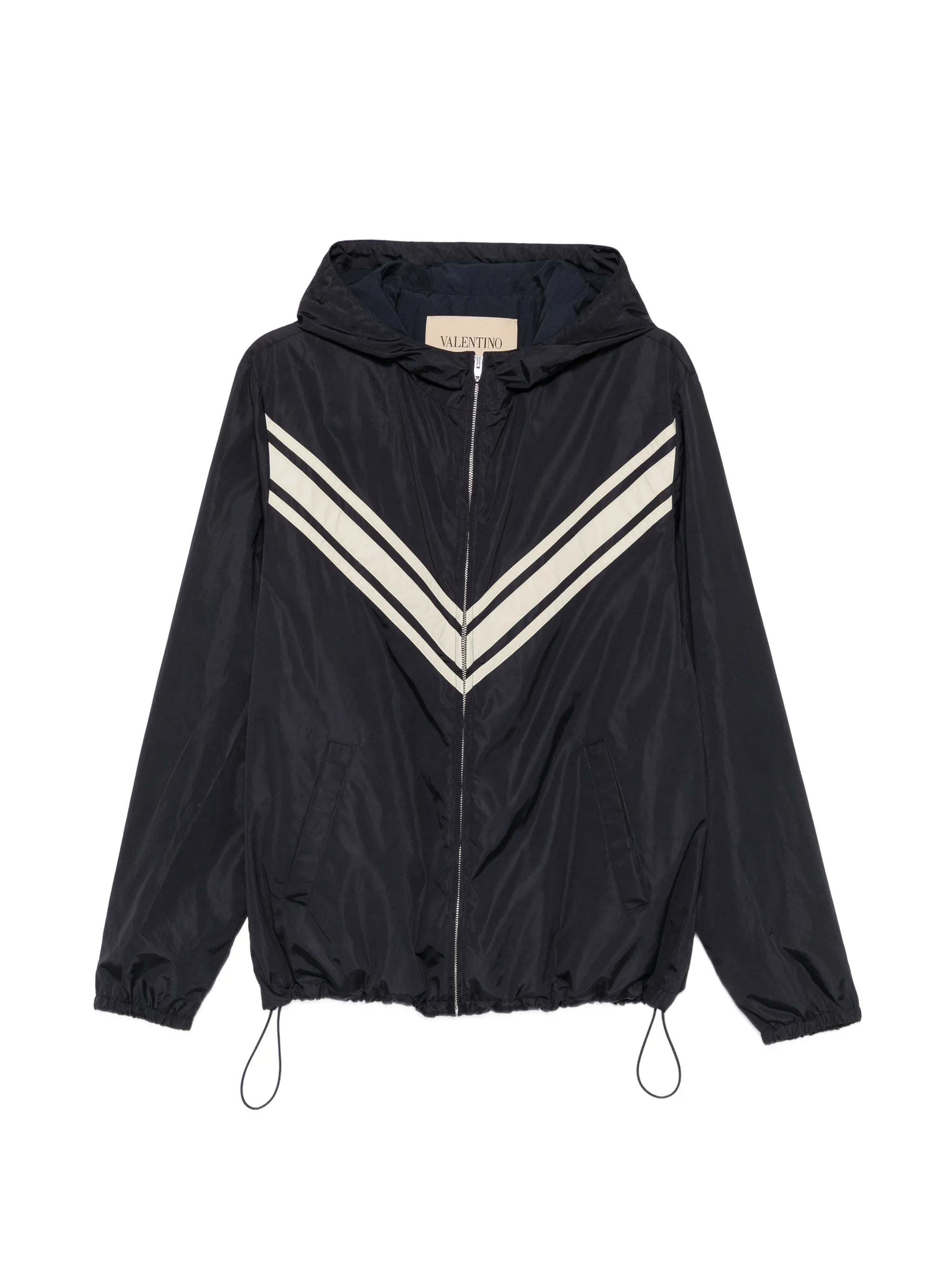 chevron-print jacket