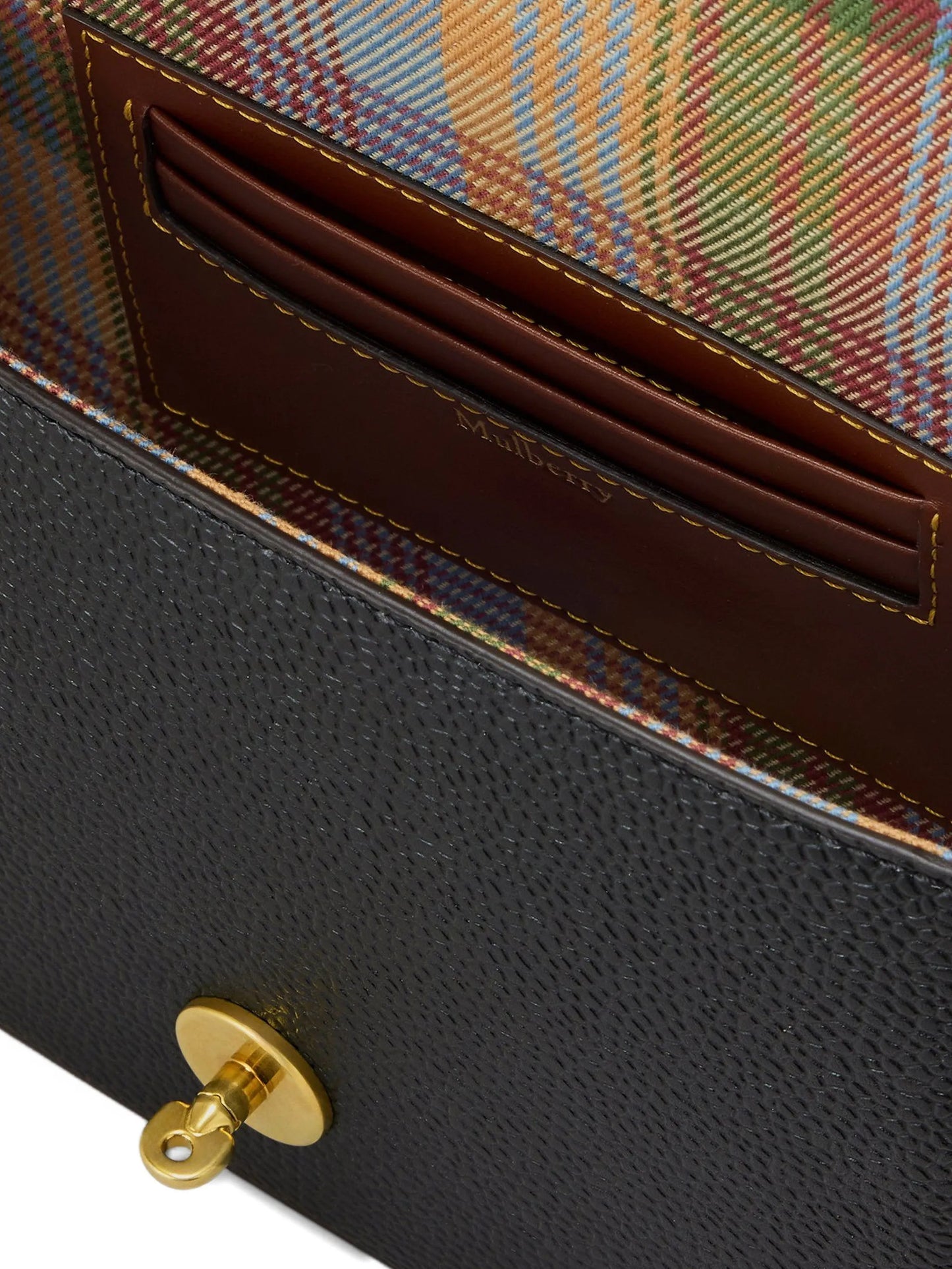 small Darley grained leather satchel bag