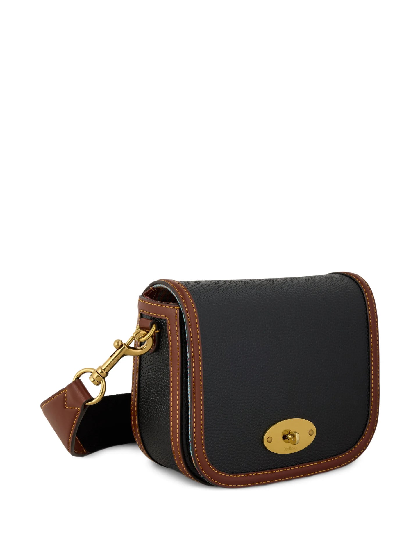 small Darley grained leather satchel bag