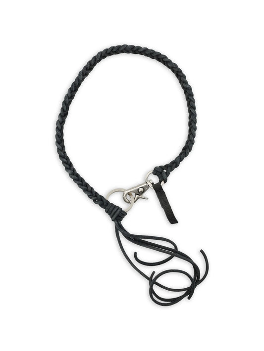Ladon braided leather key chain