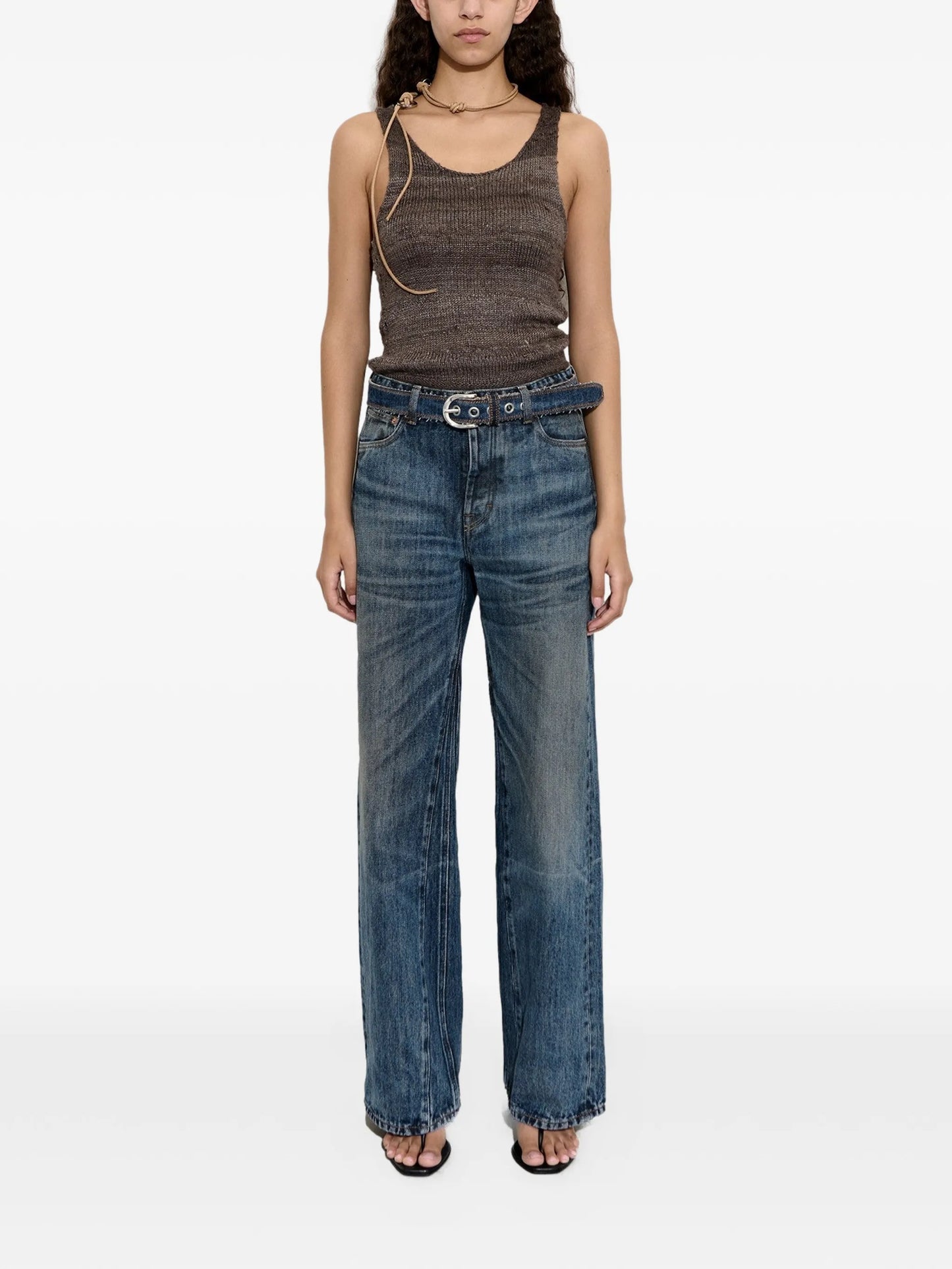 Treble Cut wide-leg jeans