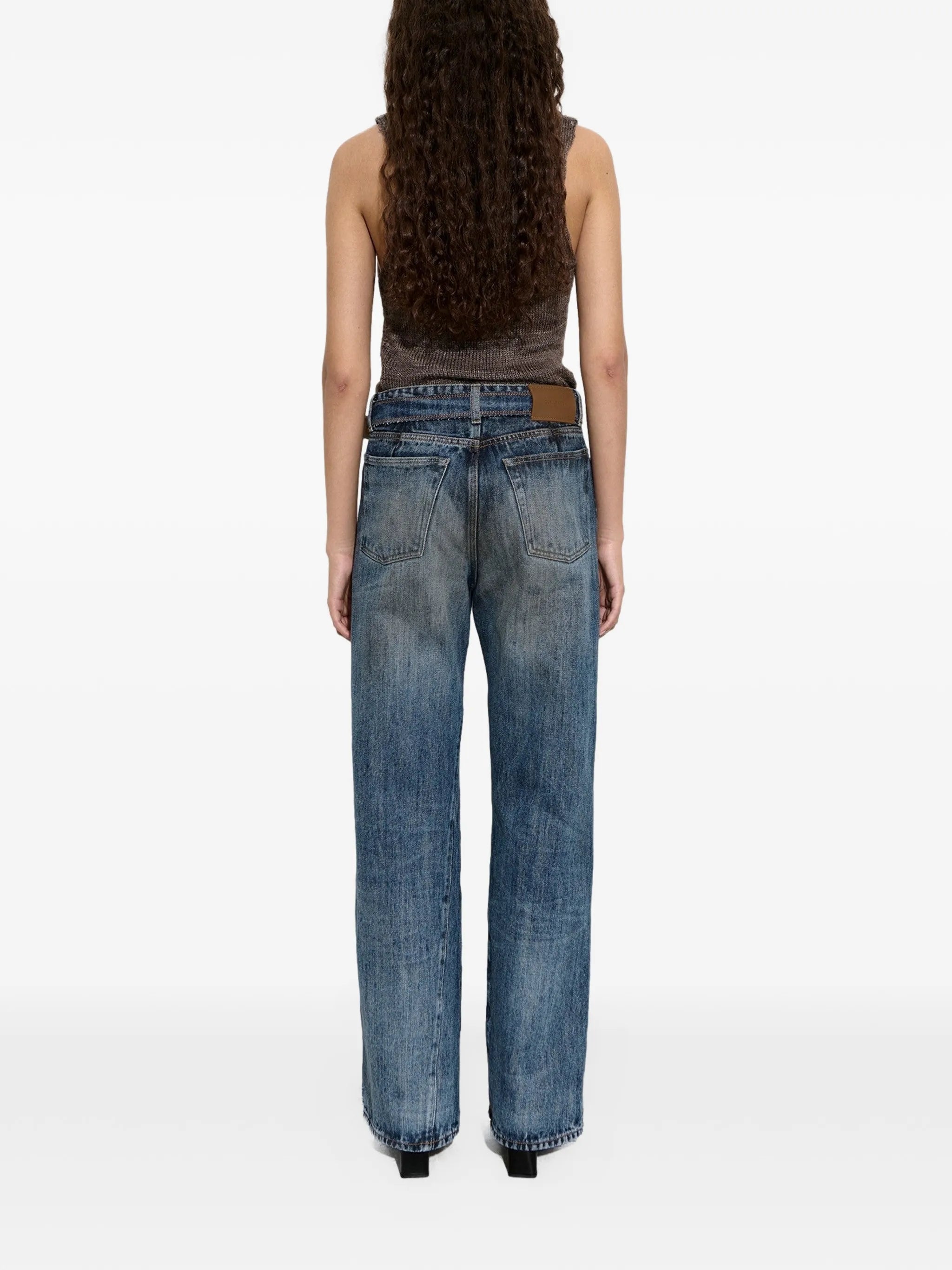 Treble Cut wide-leg jeans