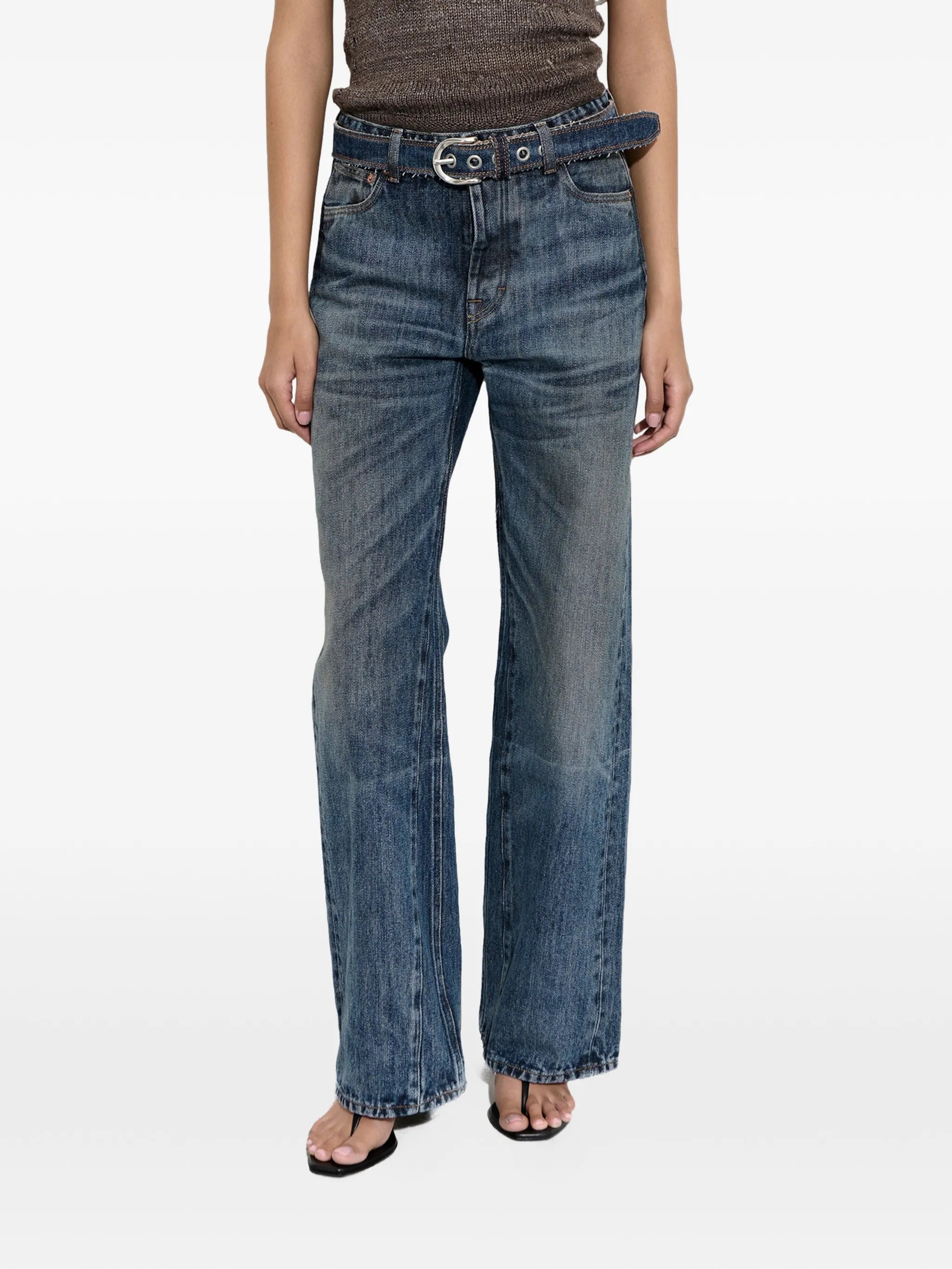 Treble Cut wide-leg jeans