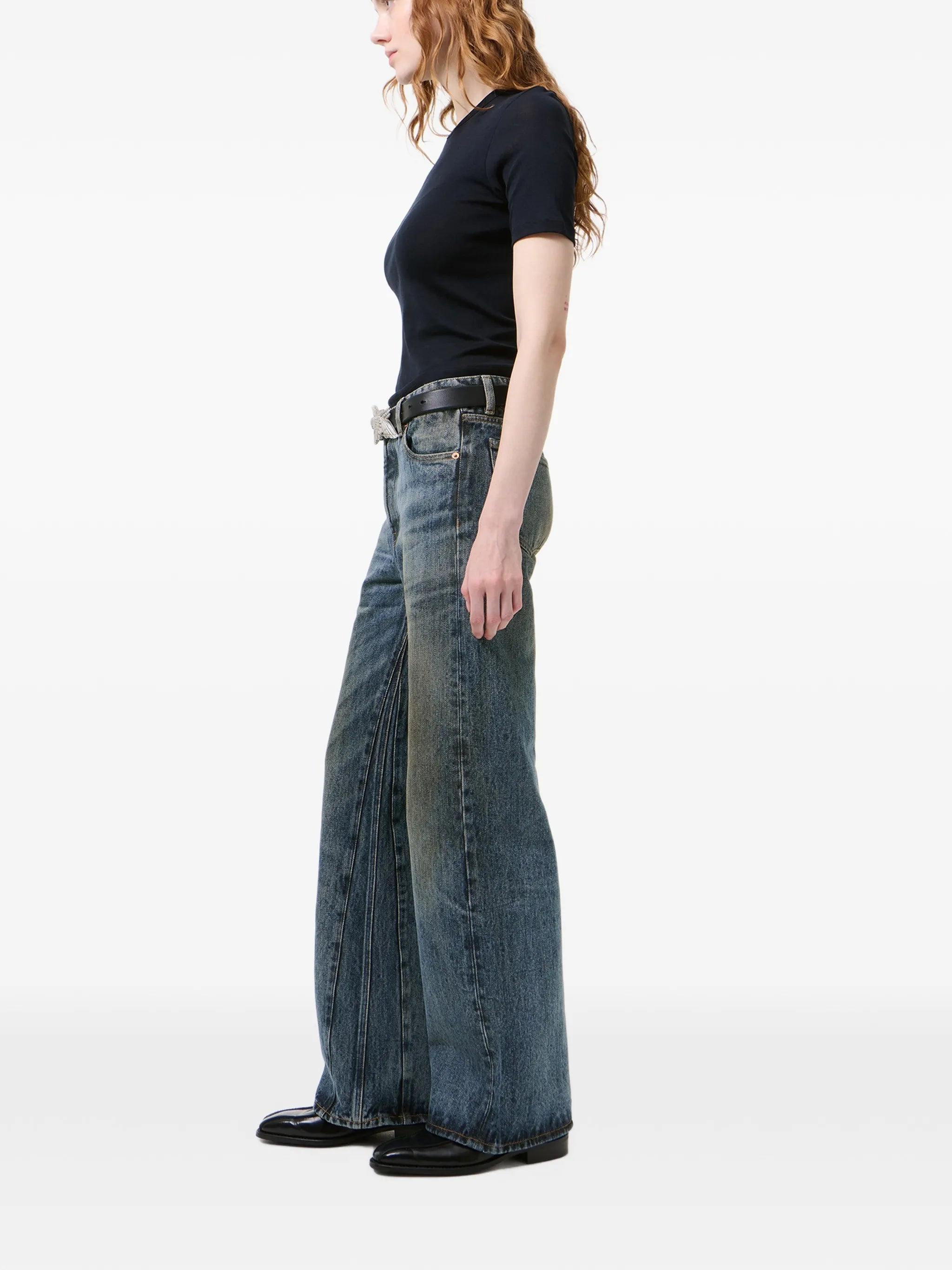 Treble cut jeans