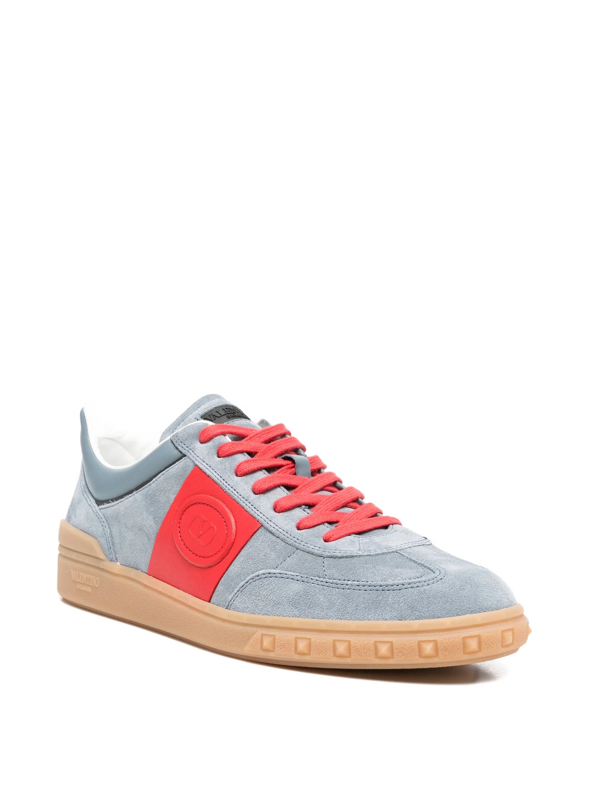 Upvillage low-top trainers in split leather and calfskin nappa leather