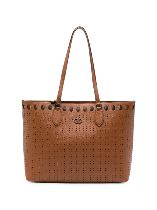 large Dottie laser-cut tote bag