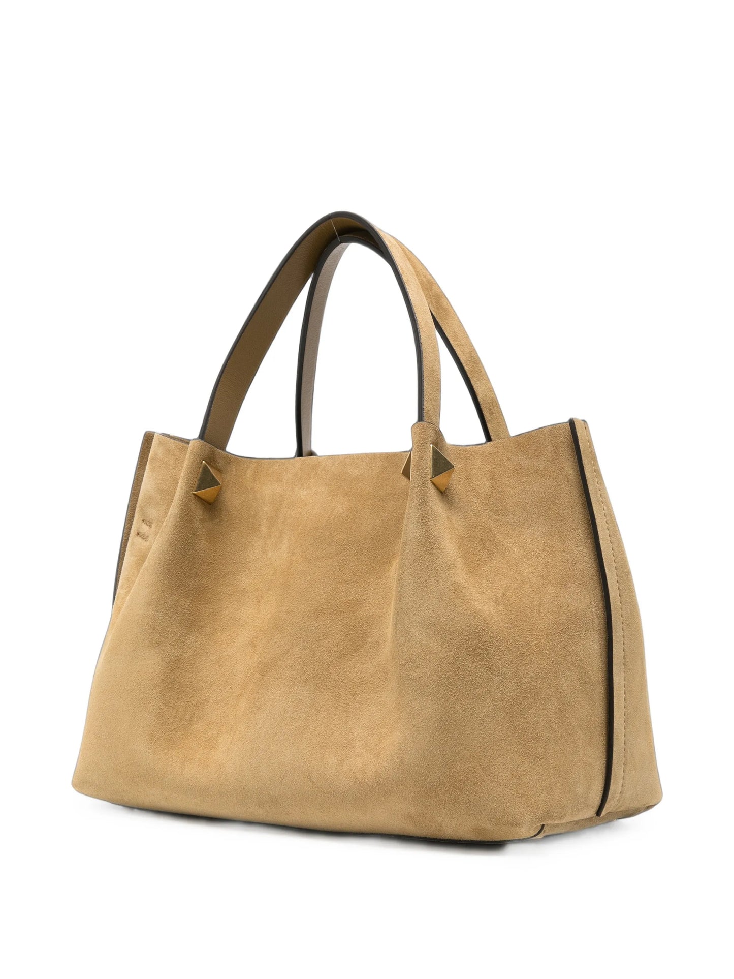 VLogo Signature suede tote bag