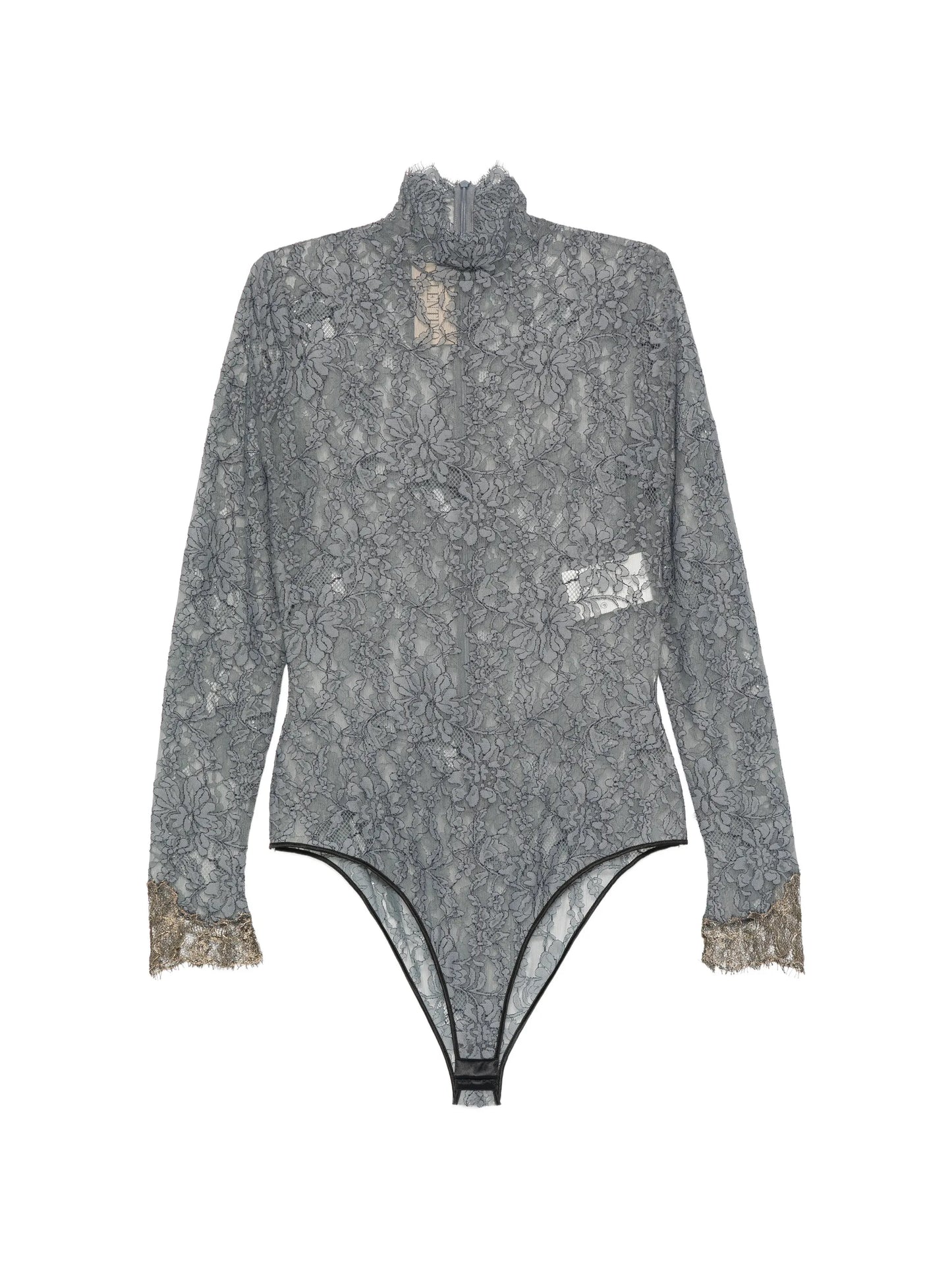 lace-detail long-sleeve bodysuit
