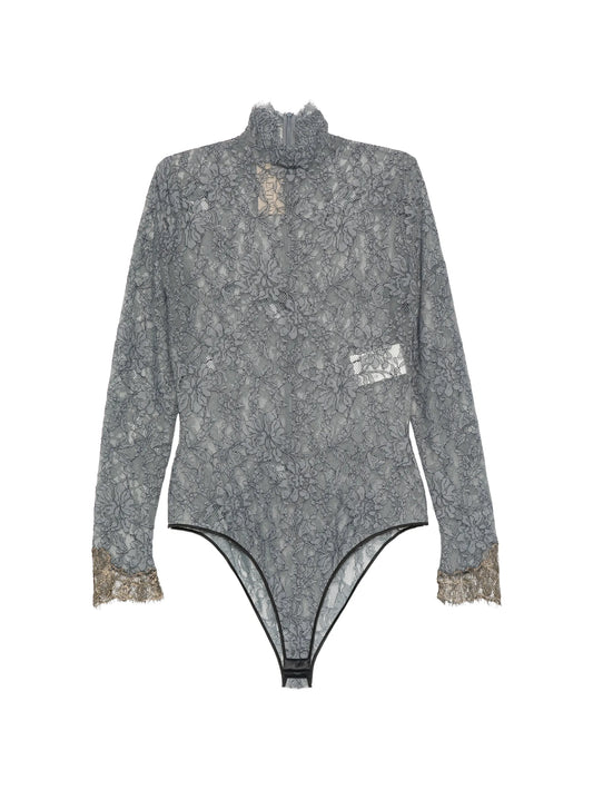 lace-detail long-sleeve bodysuit