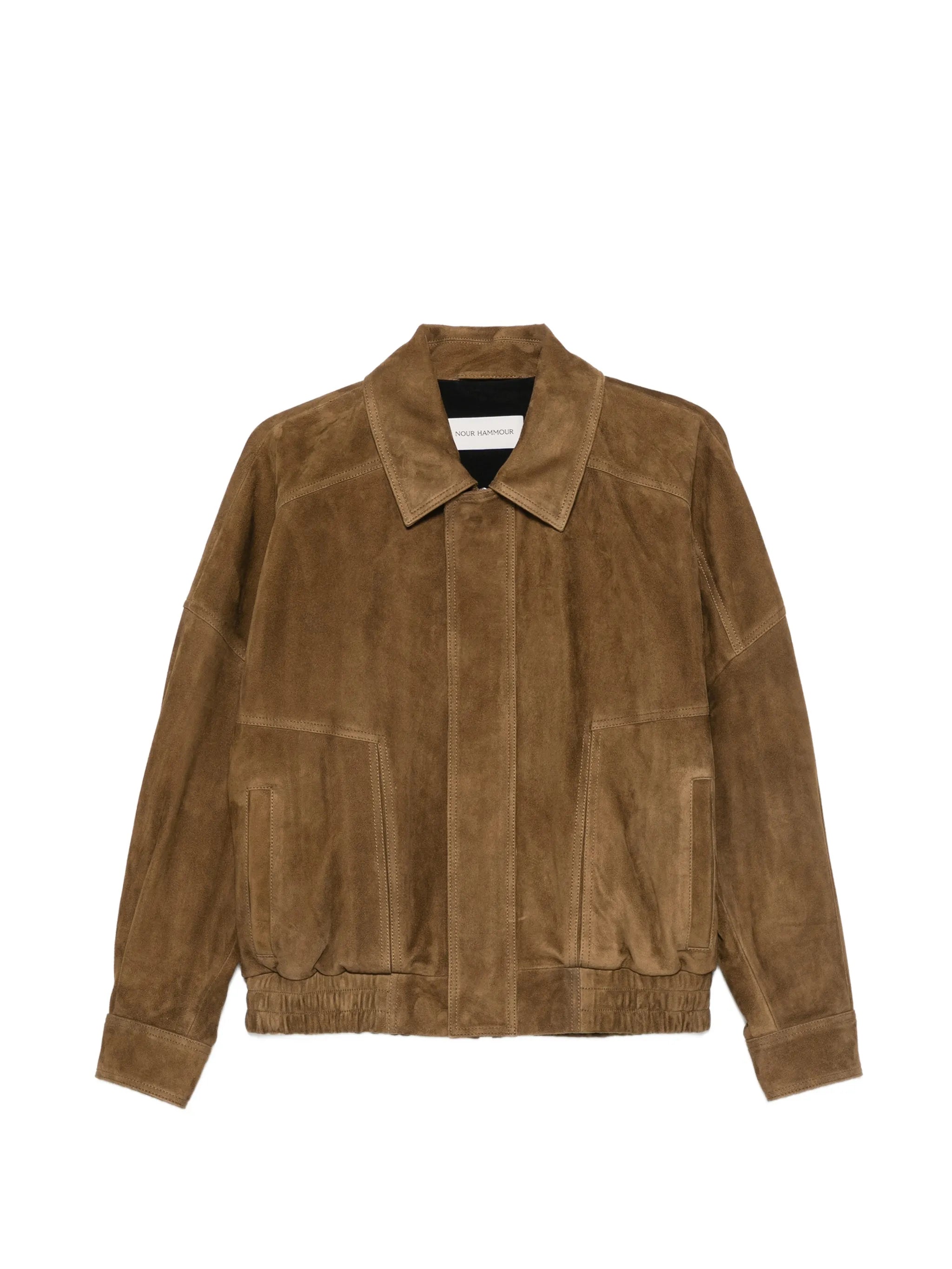 Dalma suede bomber jacket