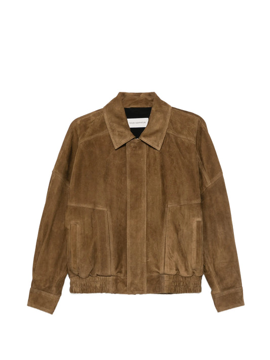 Dalma suede bomber jacket