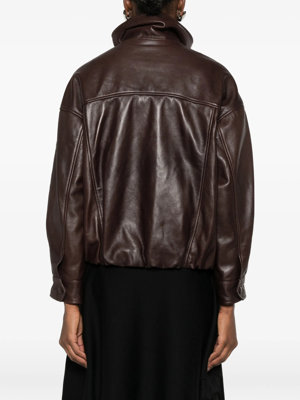 Roland leather bomber jacket