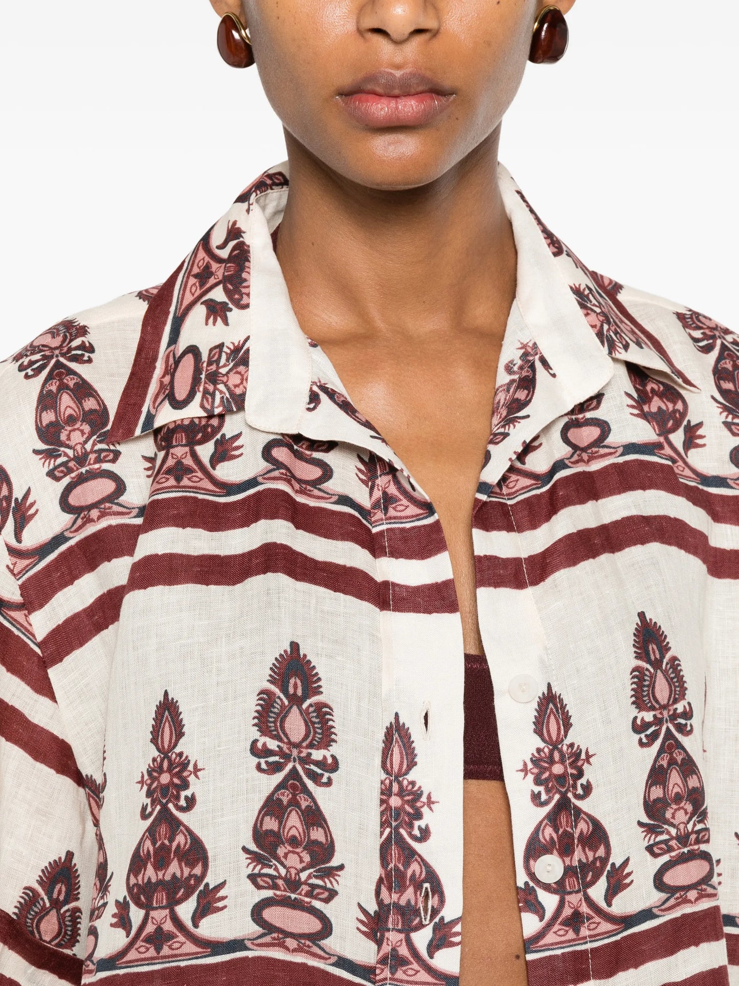 La Creciente printed shirt