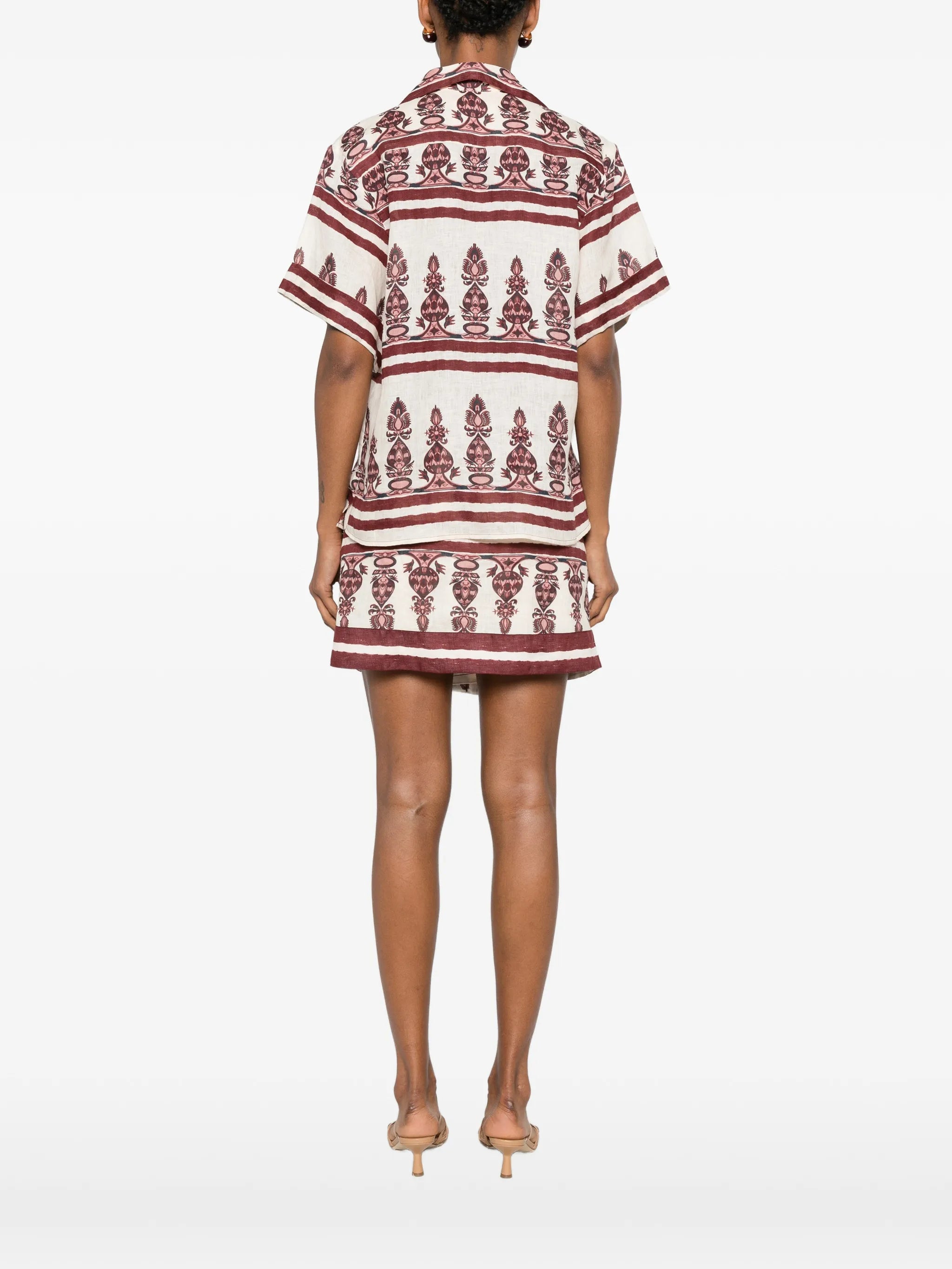 La Creciente printed shirt