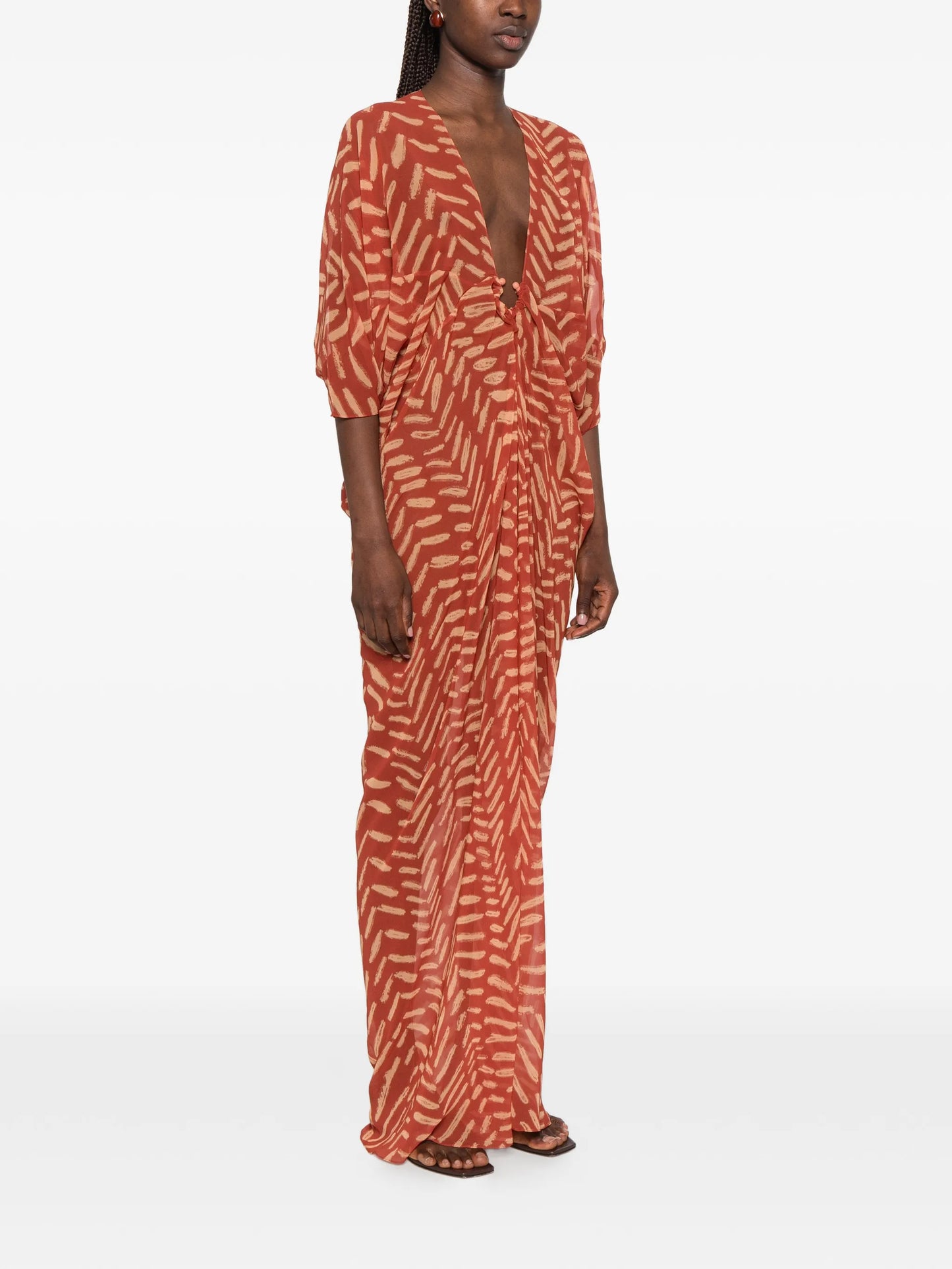 Sensory Tapestry tunic maxi dress