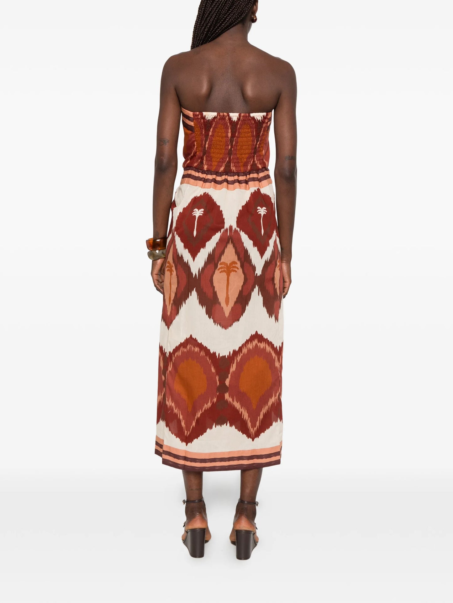 Anciente Peru strapless maxi dress
