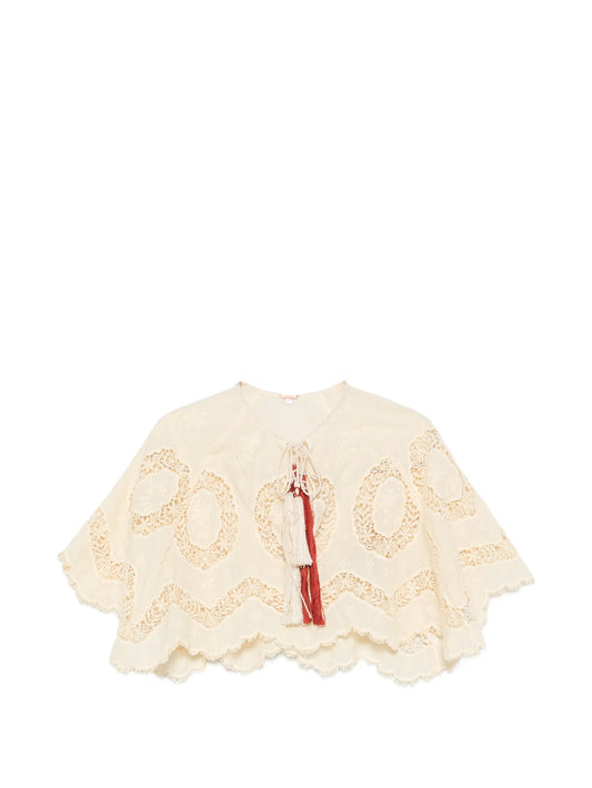 tassel-detail blouse