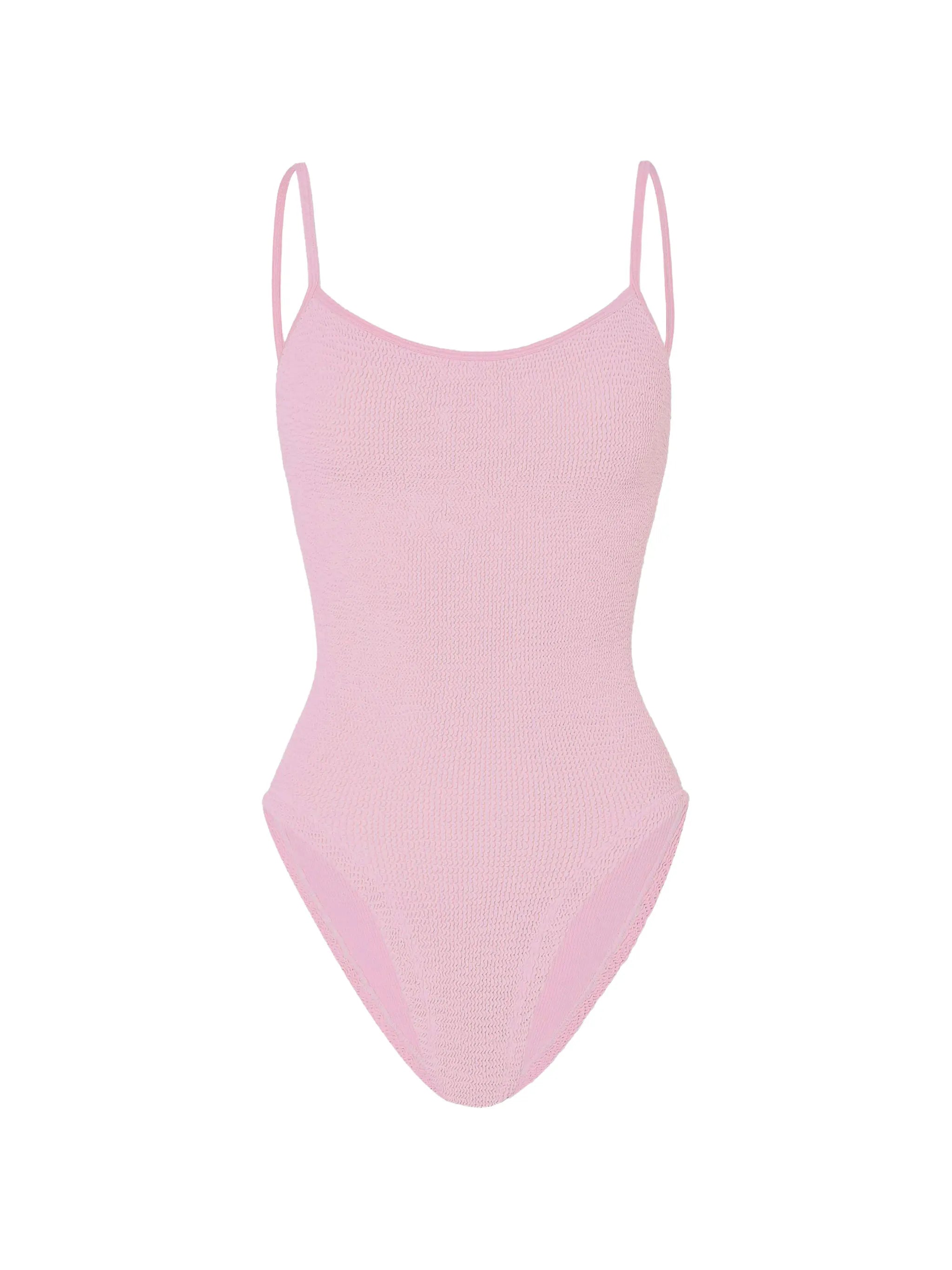 Pamela crinkle-effect swimsuit