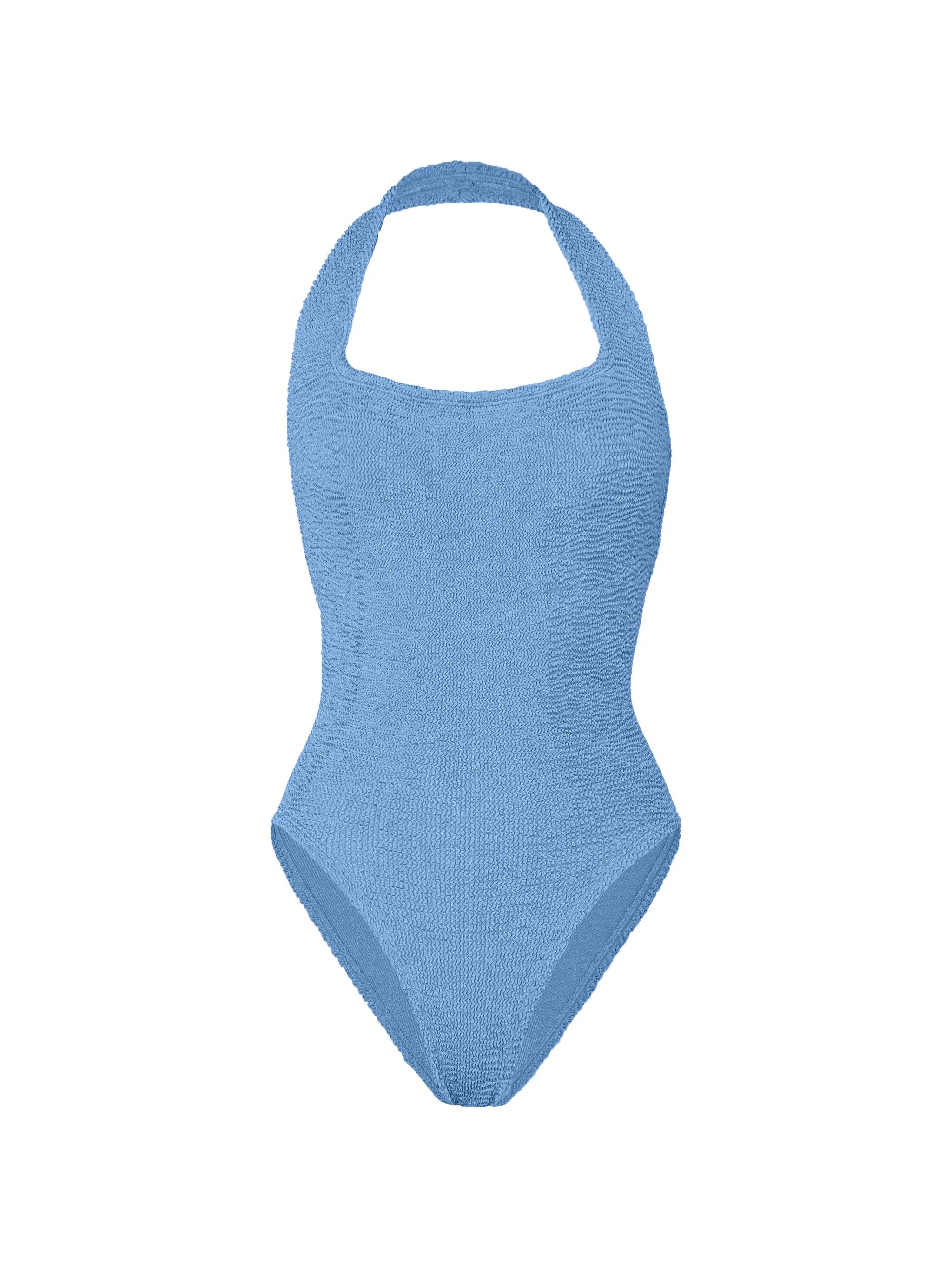 Sandy crinkle-effect swimsuit