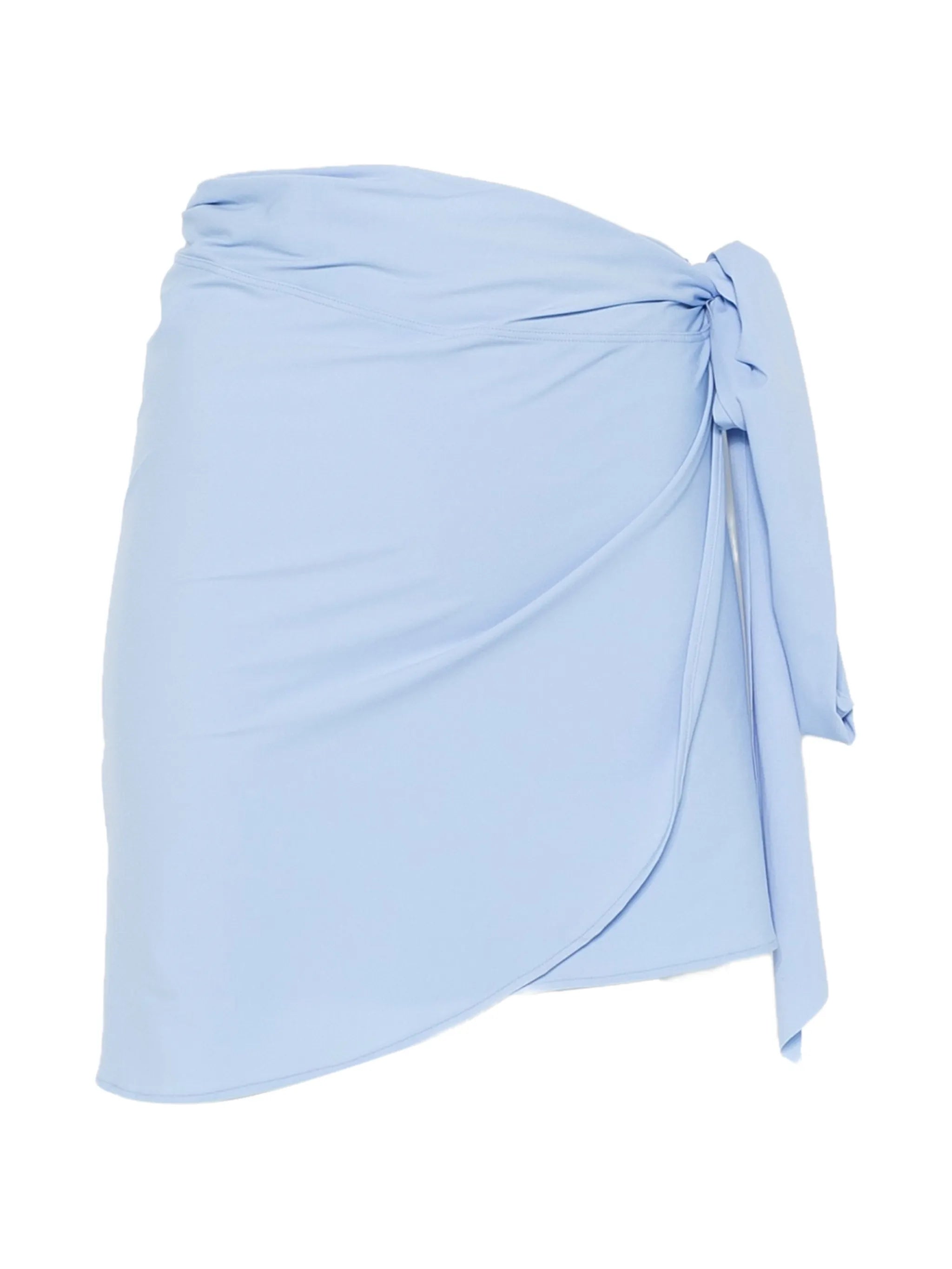 knot-detail beach skirt