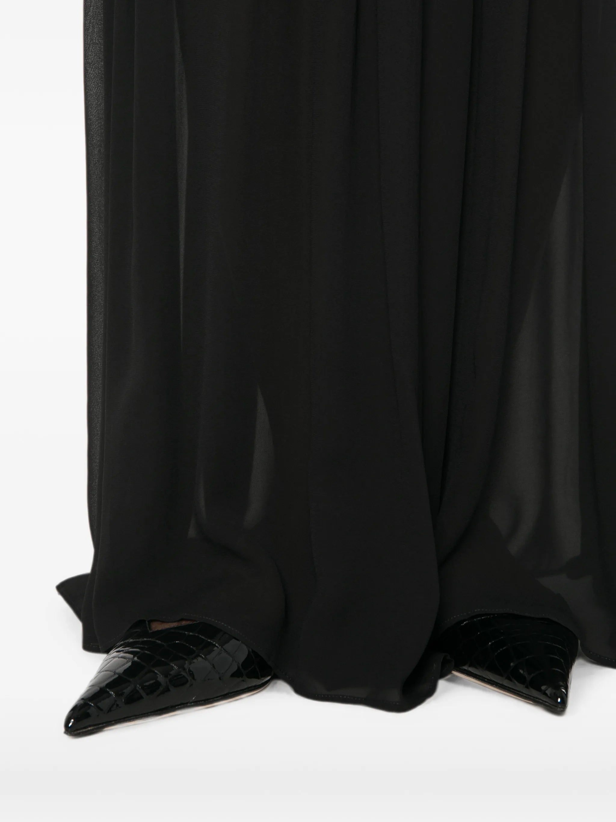 square-neck maxi dress