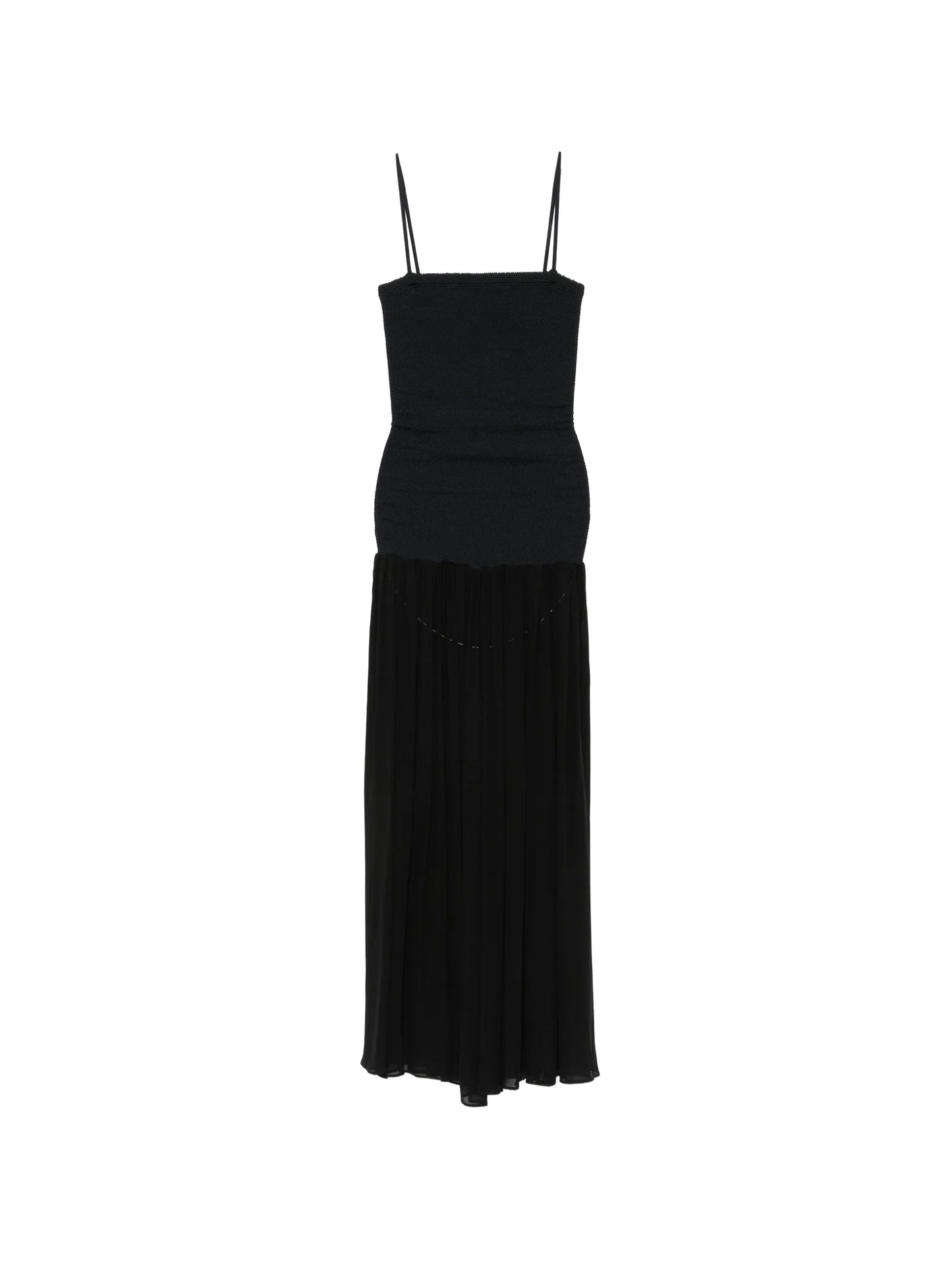 square-neck maxi dress