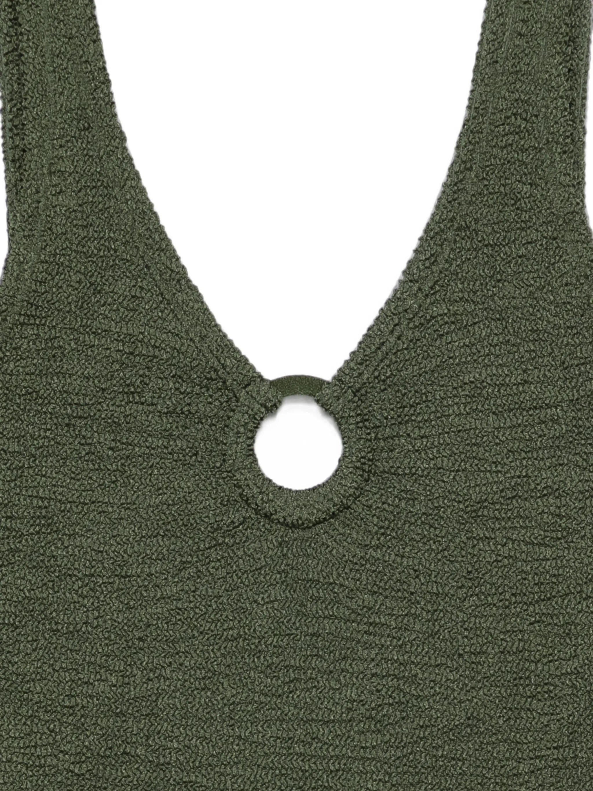 Celine circle-detail swimsuit
