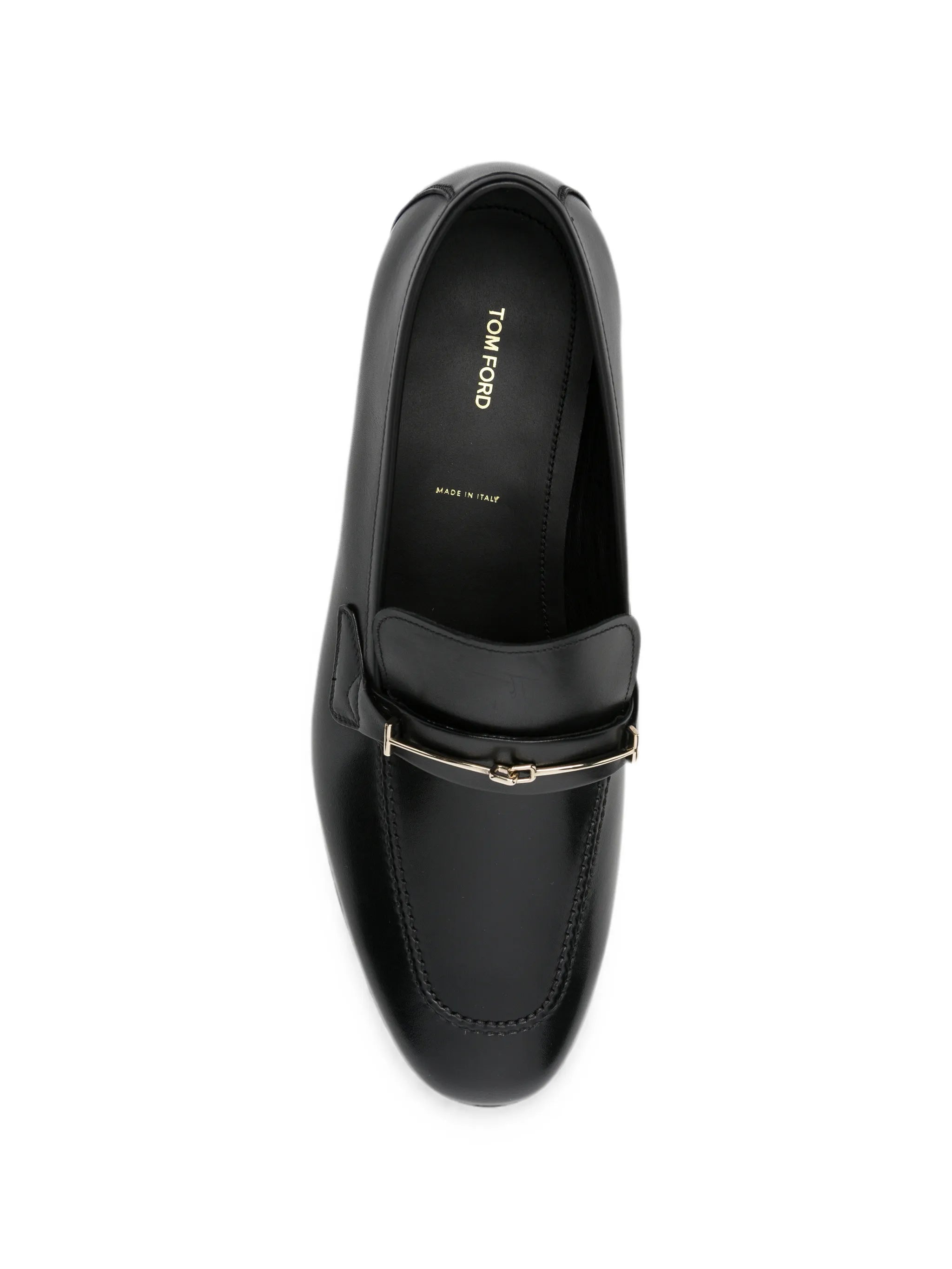 Gigi T-hardware leather loafers