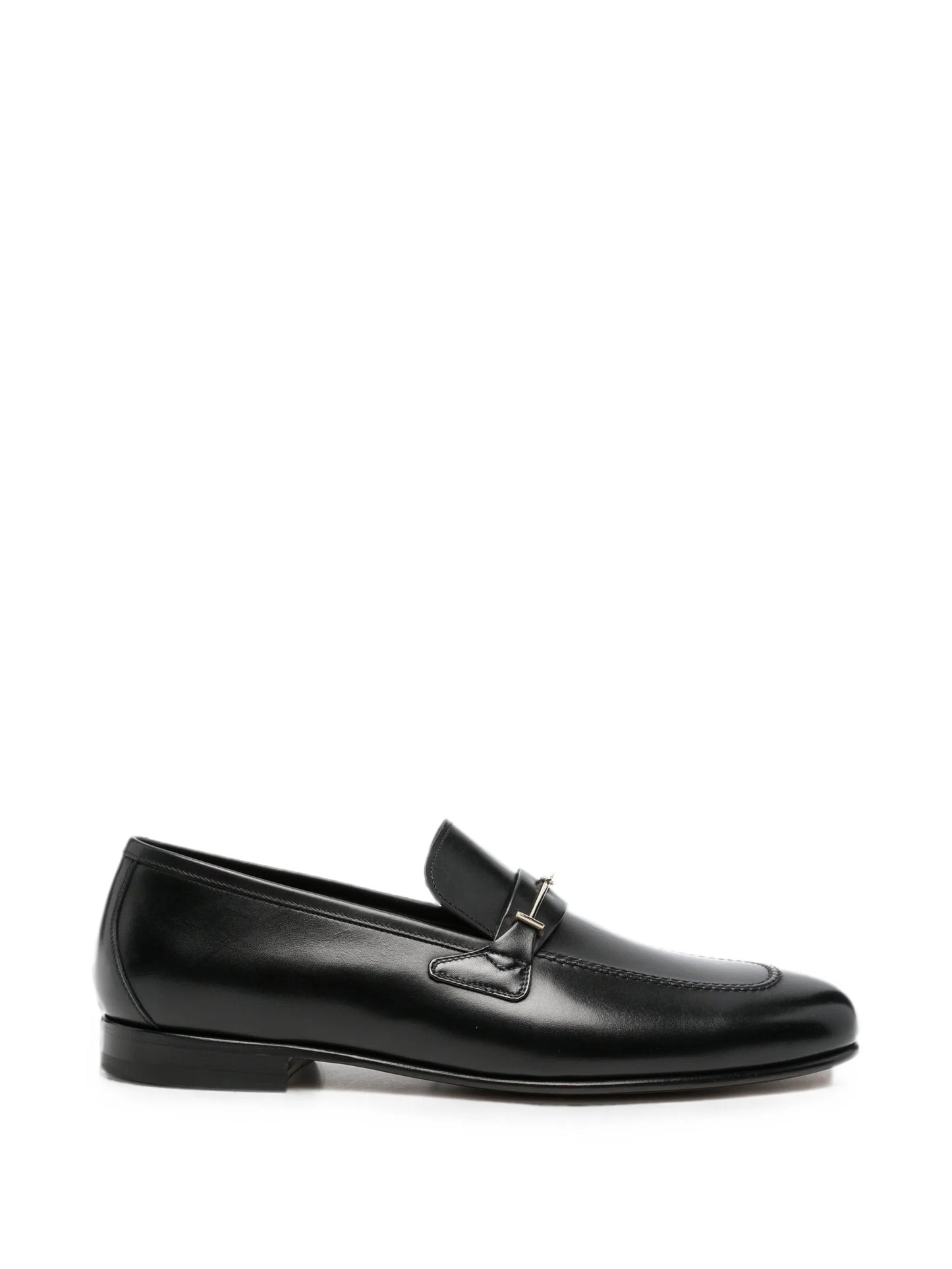Gigi T-hardware leather loafers