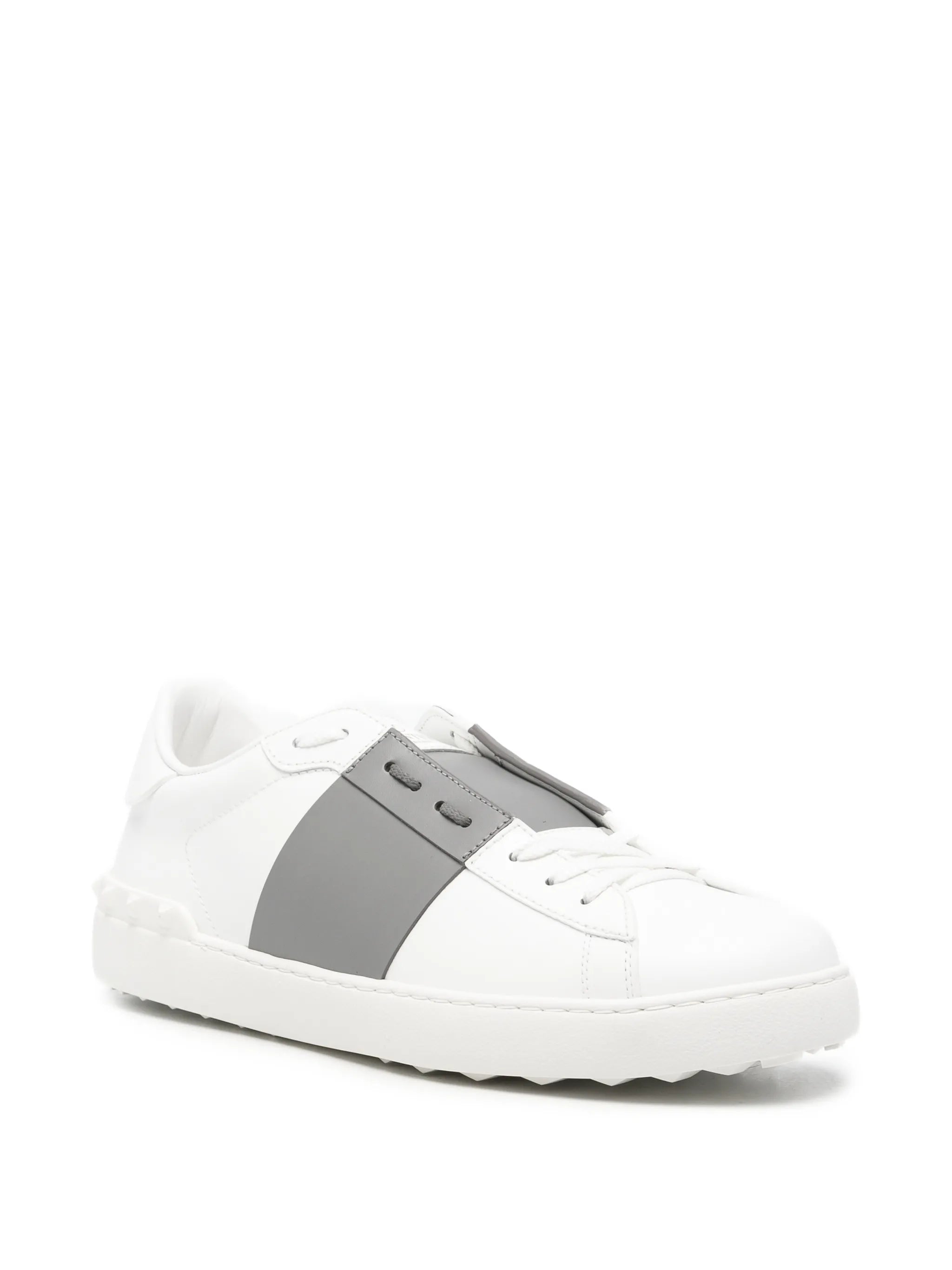 Open Rockstud-embellished sneakers