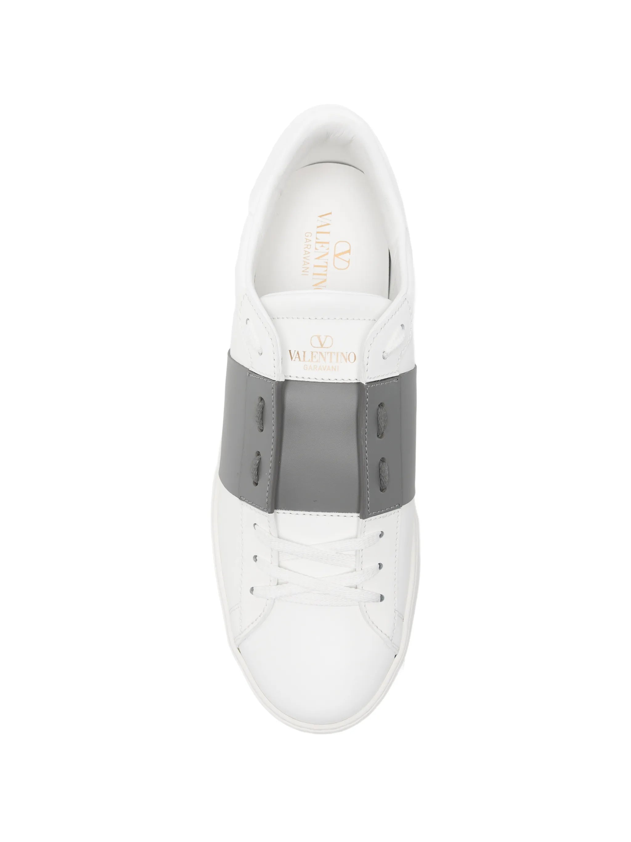 Open Rockstud-embellished sneakers