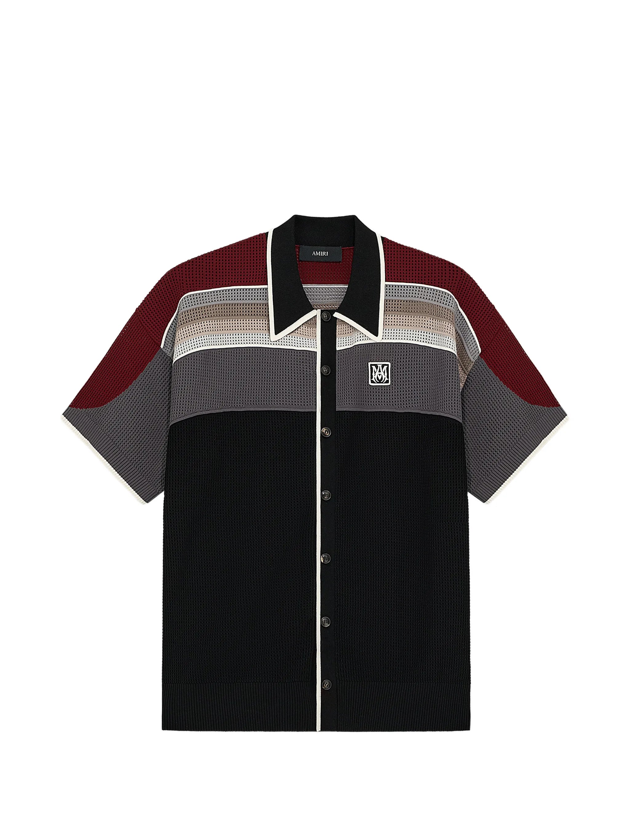 Ma Sport logo-patch shirt