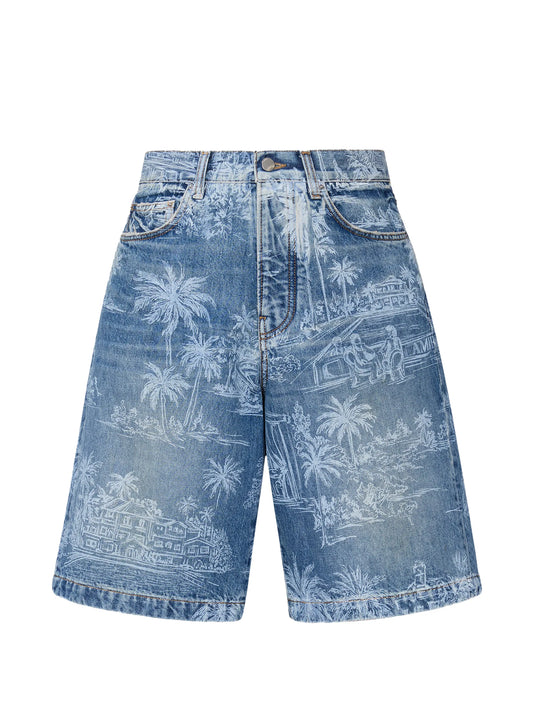 Chateau Palms denim short