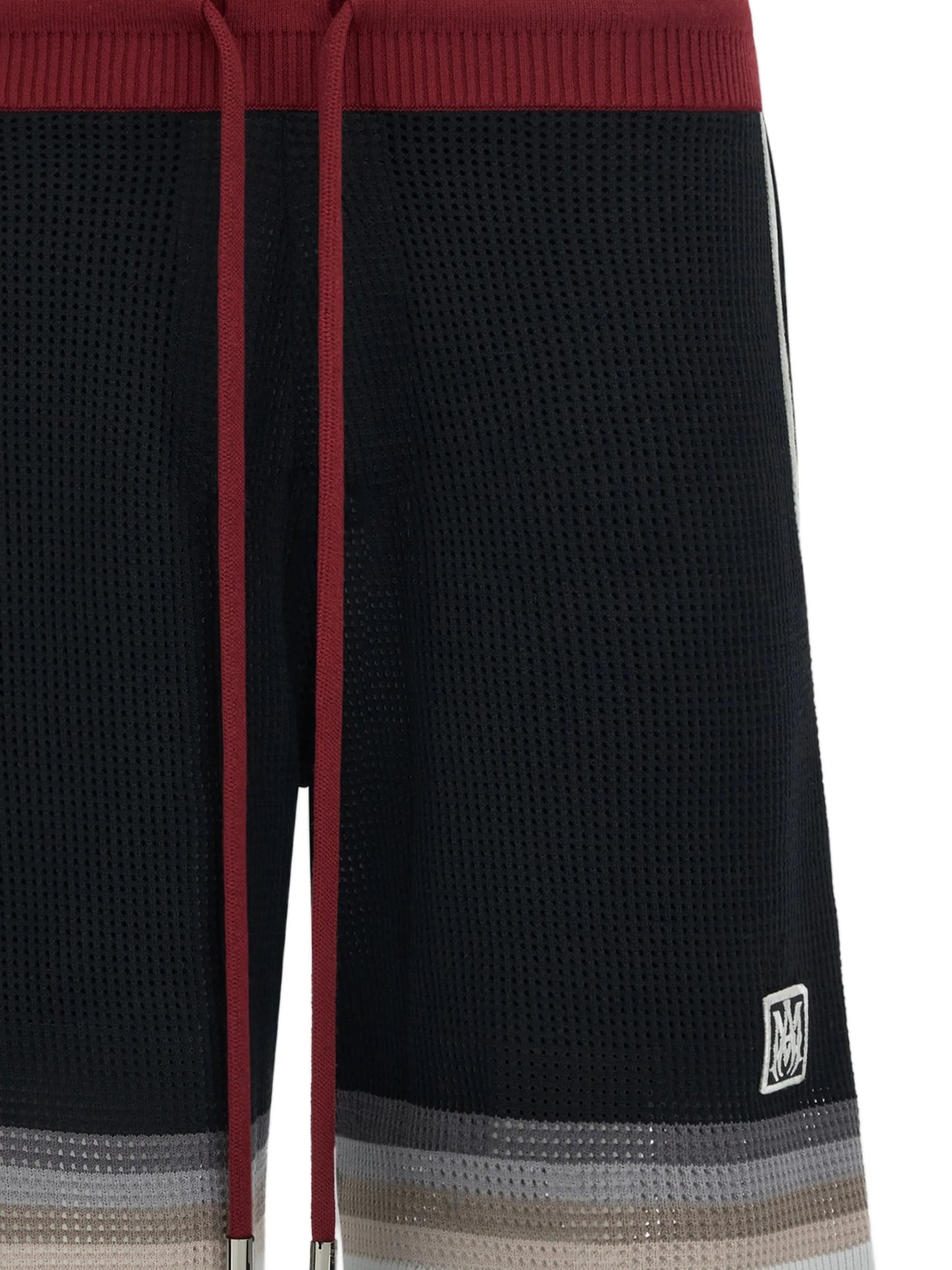 Ma Sport striped knitted shorts