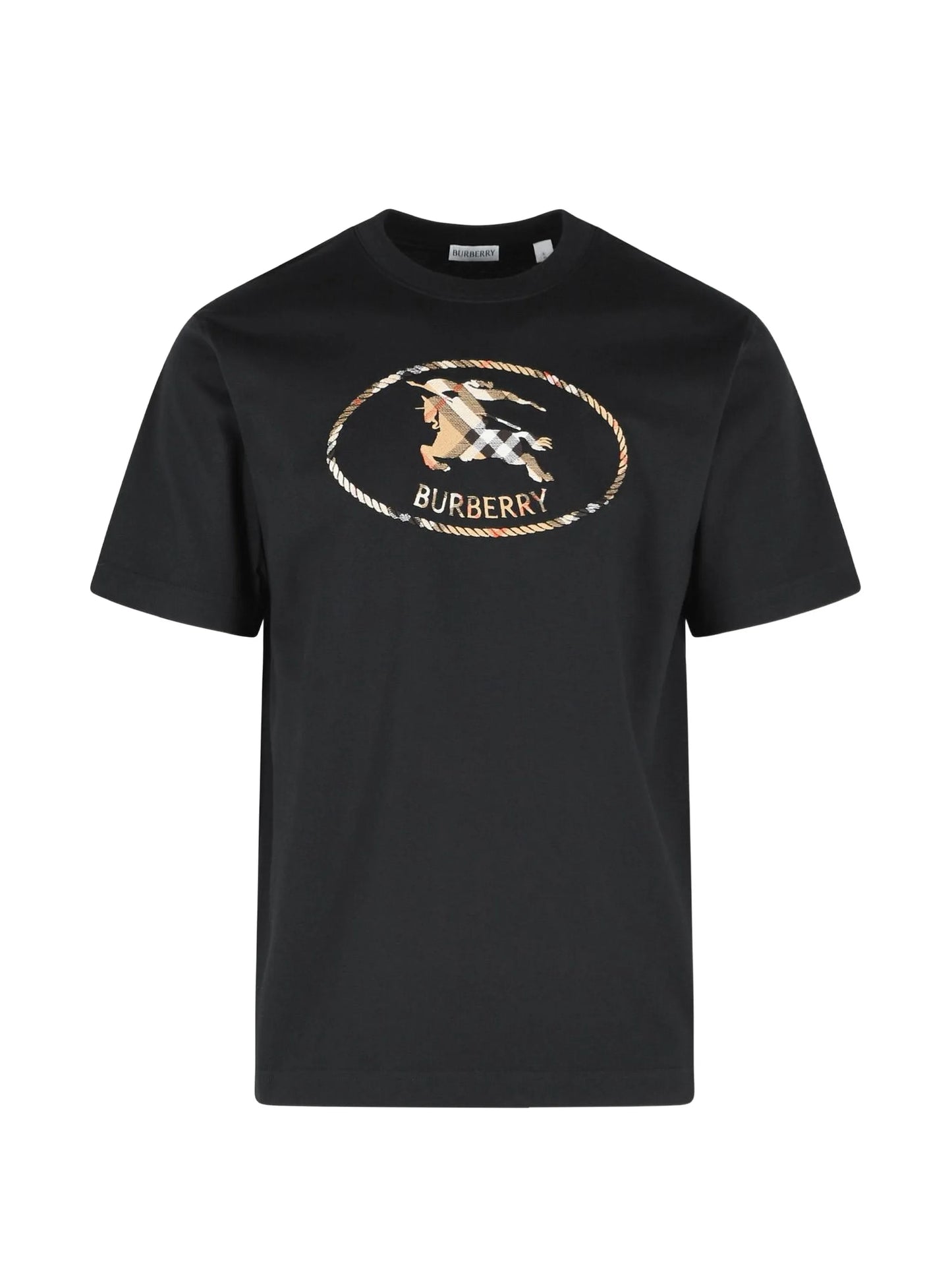 Check Knight stamp cotton T-shirt