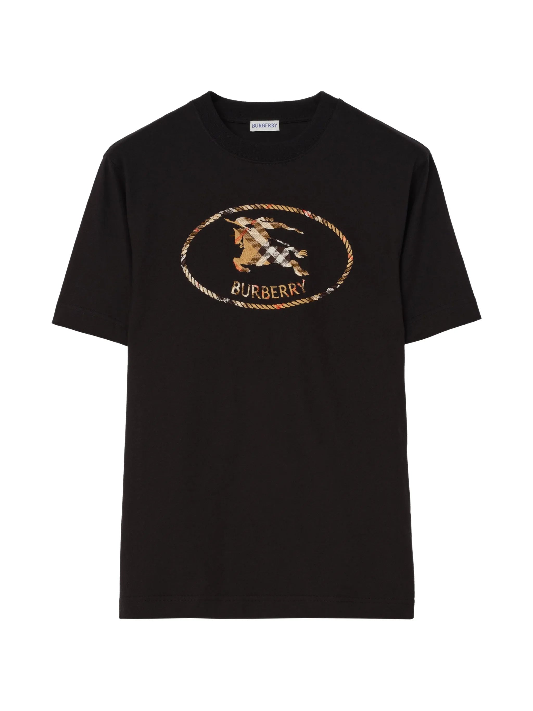 Check Knight stamp cotton T-shirt