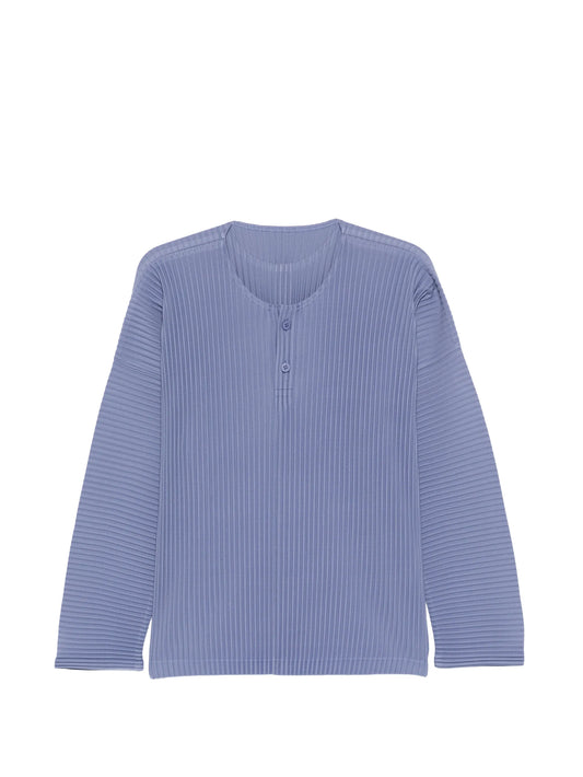February pleated buttoned T-shirt