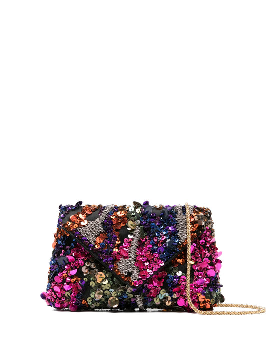 embellished clutch bag