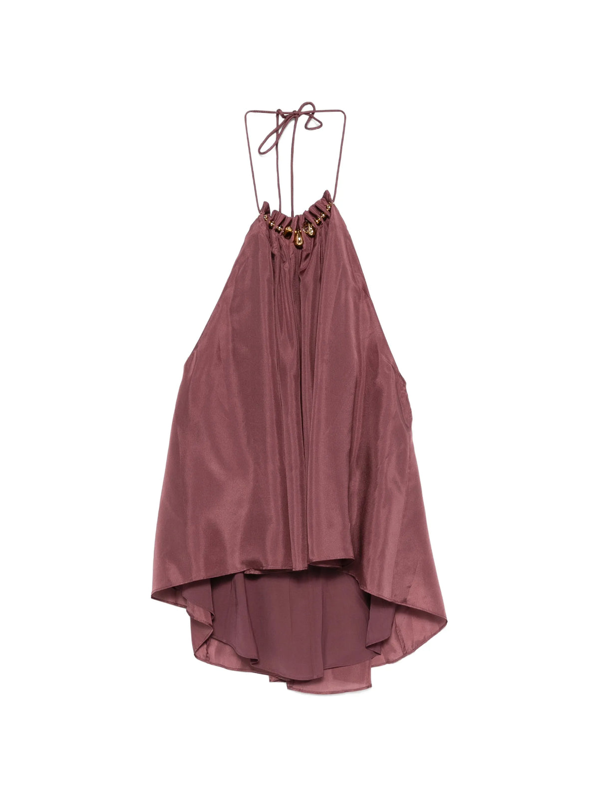 Aster gathered bead cami