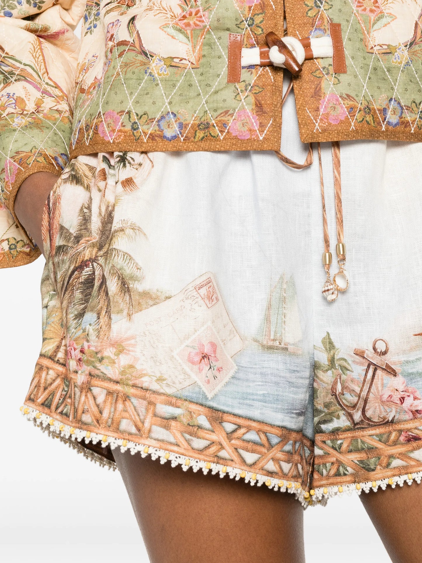 Mahon print shorts