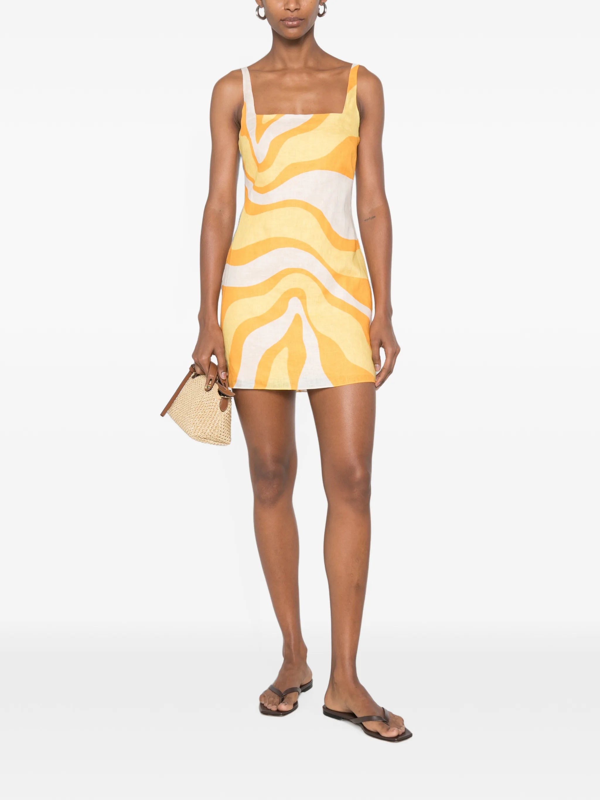 Siela abstract-print mini dress