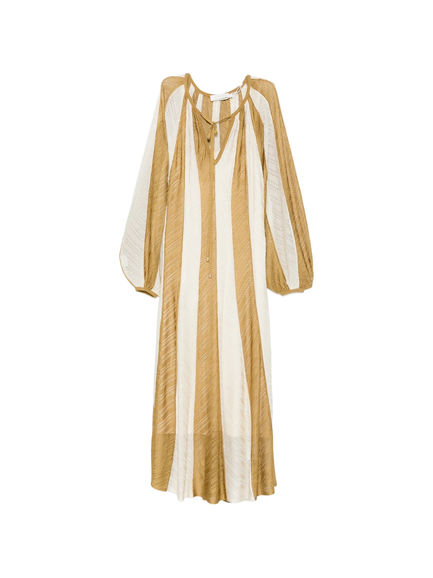 Mahon Splice long-sleeve striped maxi dress