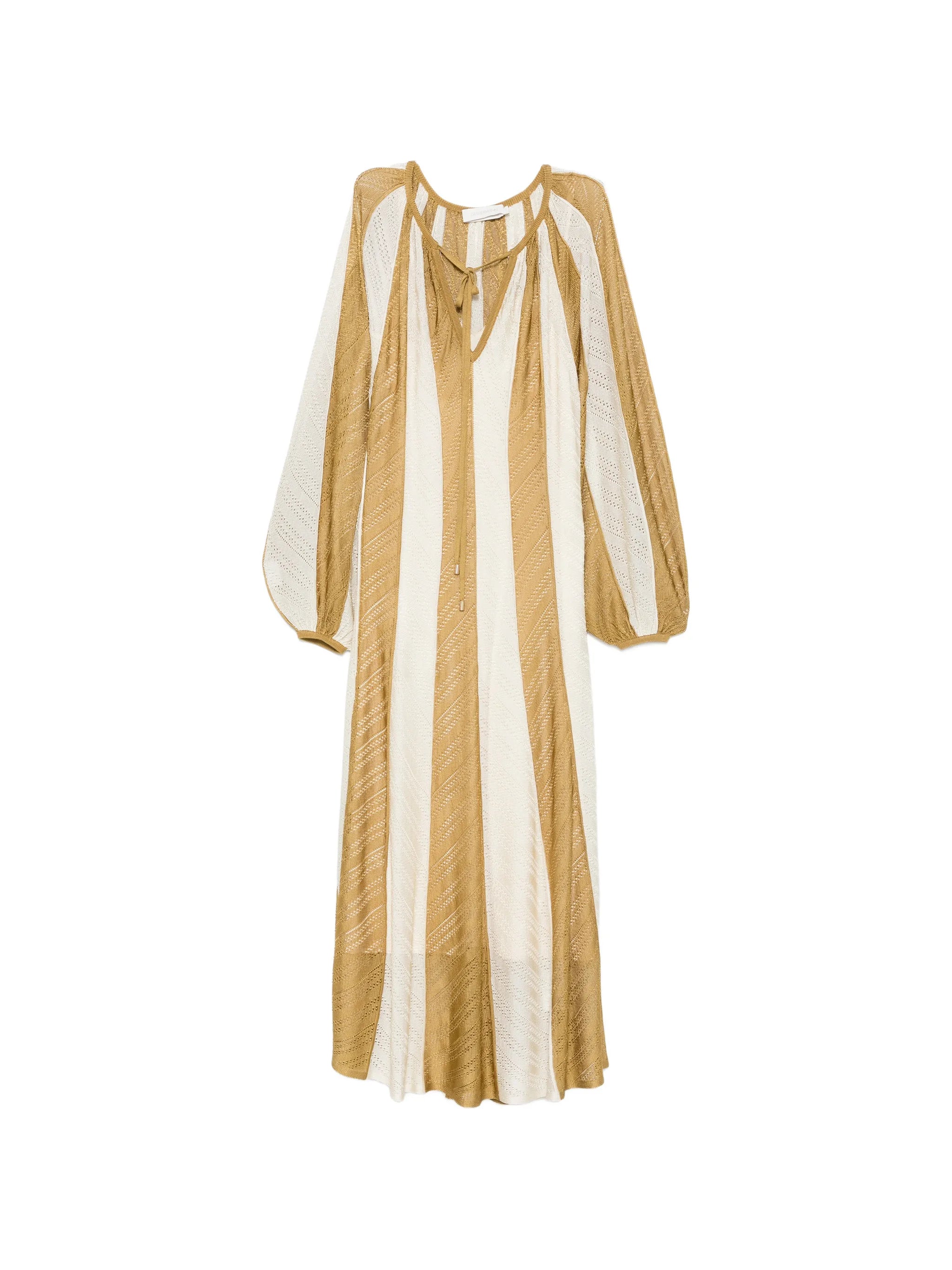 Mahon Splice long-sleeve striped maxi dress