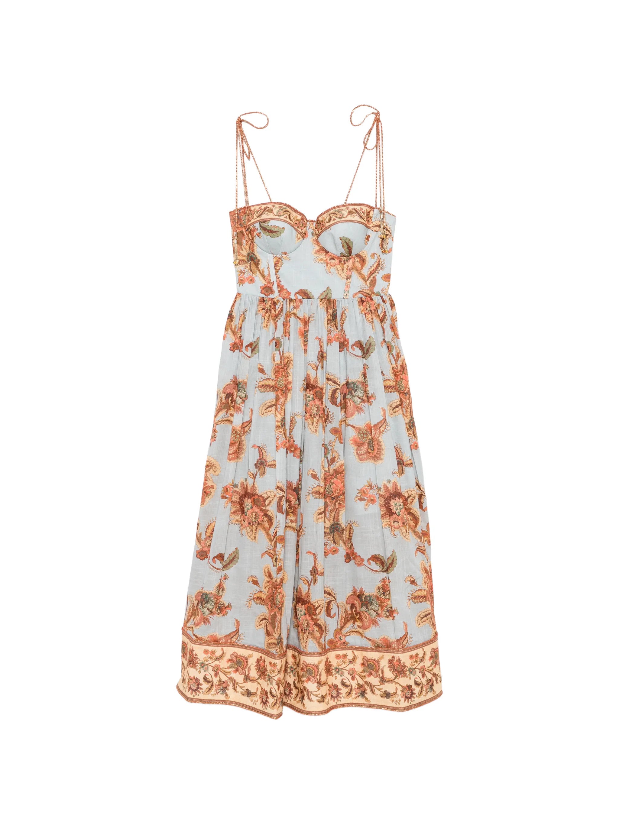 Aster corset midi dress
